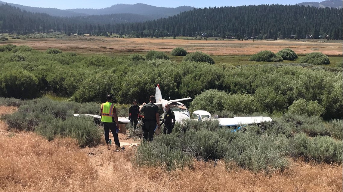 2 dead, 1 critical in small plane crash near Lake Tahoe