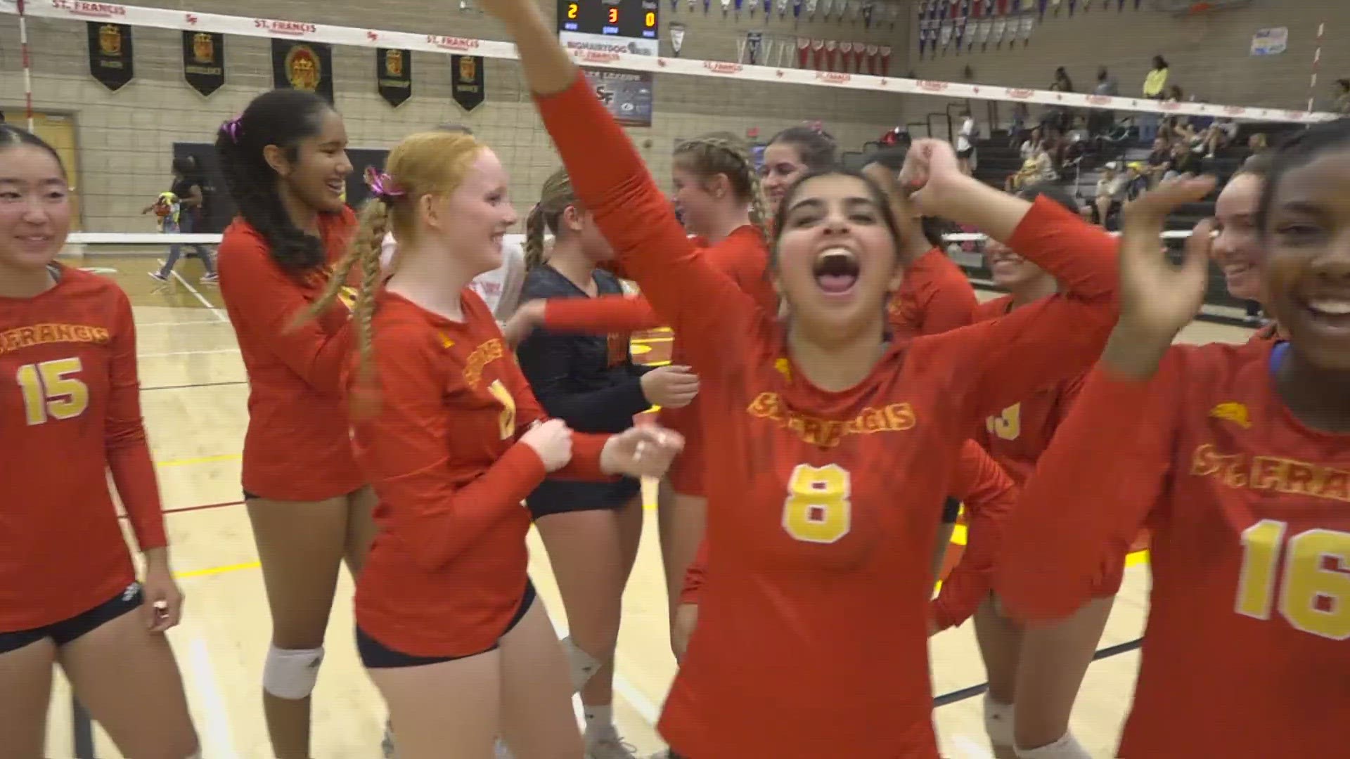 St. Francis volleyball dominated the court on their way to the league title.