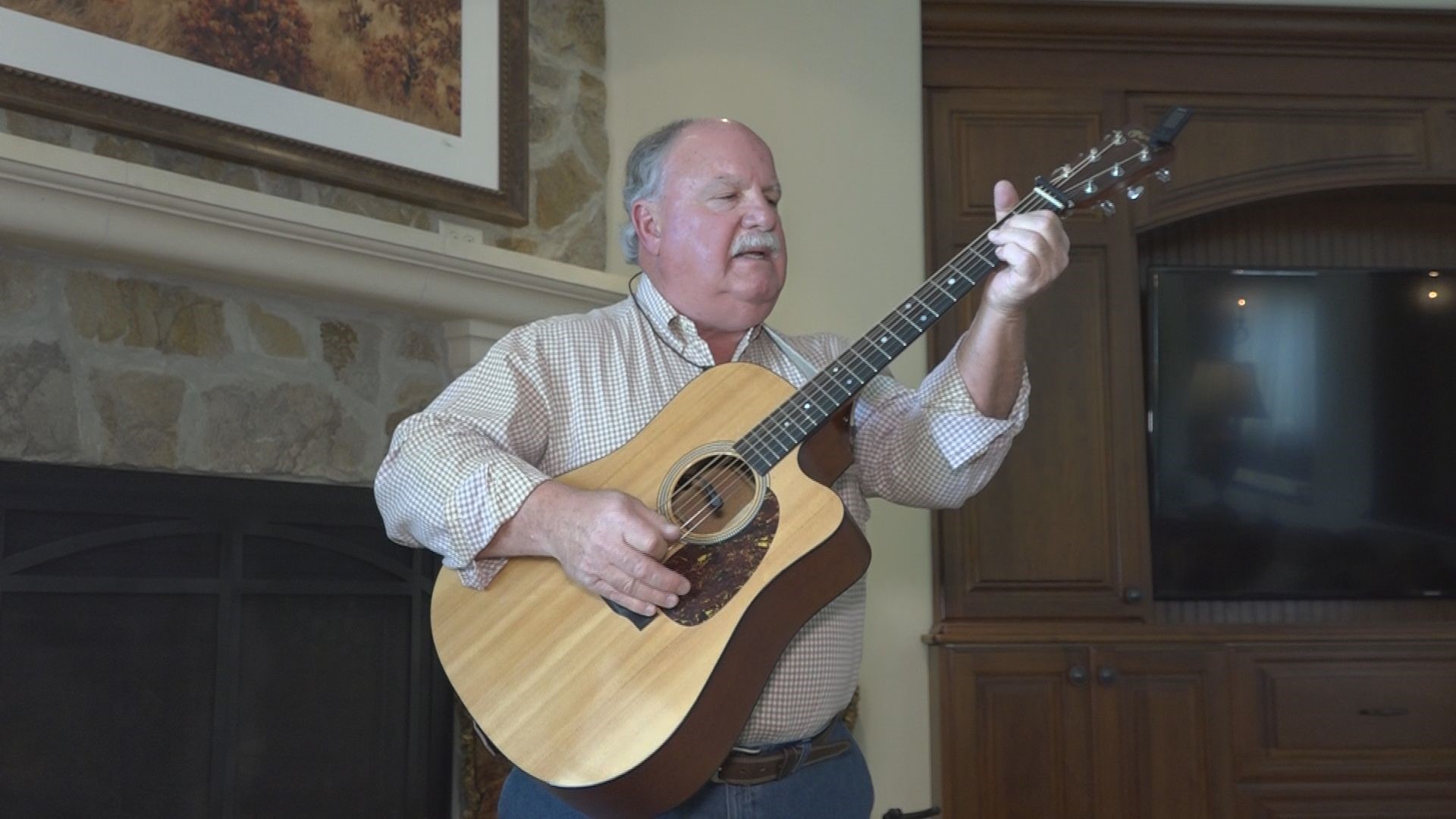 With a high draft lottery number, 67-year-old George Gibson missed having to serve in the Vietnam War. But it hasn't stopped the Lodi home builder from writing an inspirational song about veterans living with Post Traumatic Stress Disorder (PTSD).