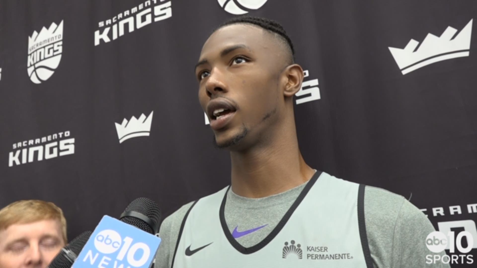 Kings forward Harry Giles gives his thoughts about the first few days of training camp, looking ahead to getting game action, the level of competition and coach Dave Joerger losing his voice.
