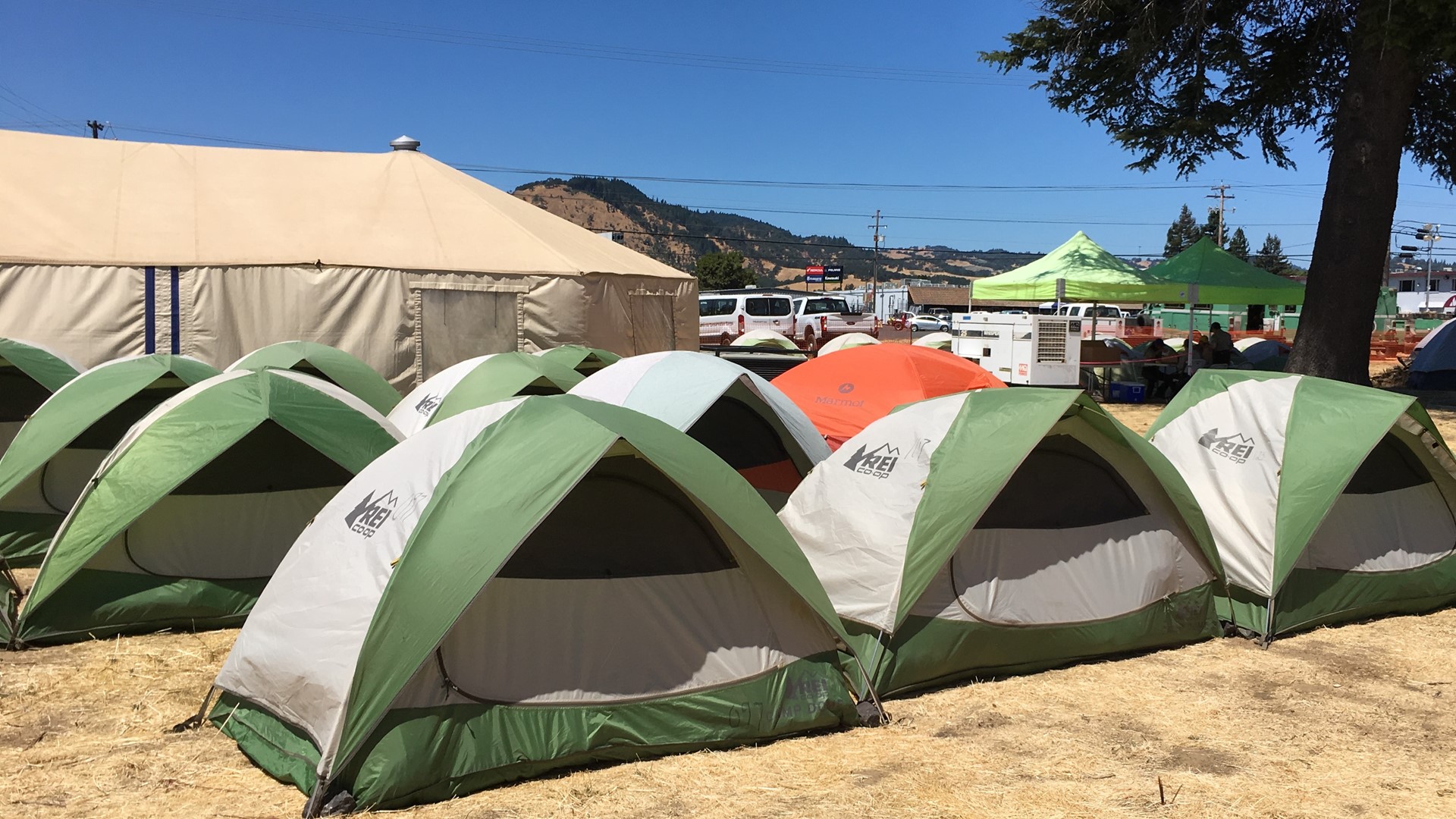 Mendocino Complex Fire: Behind the scenes at the firefighting base camp ...