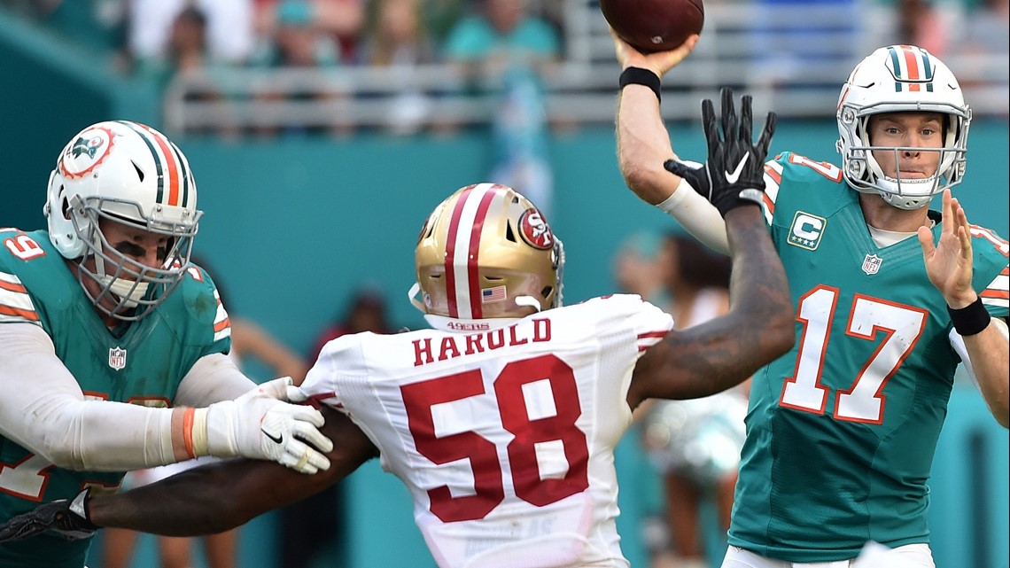 Detroit Lions acquire OLB Eli Harold in trade with 49ers