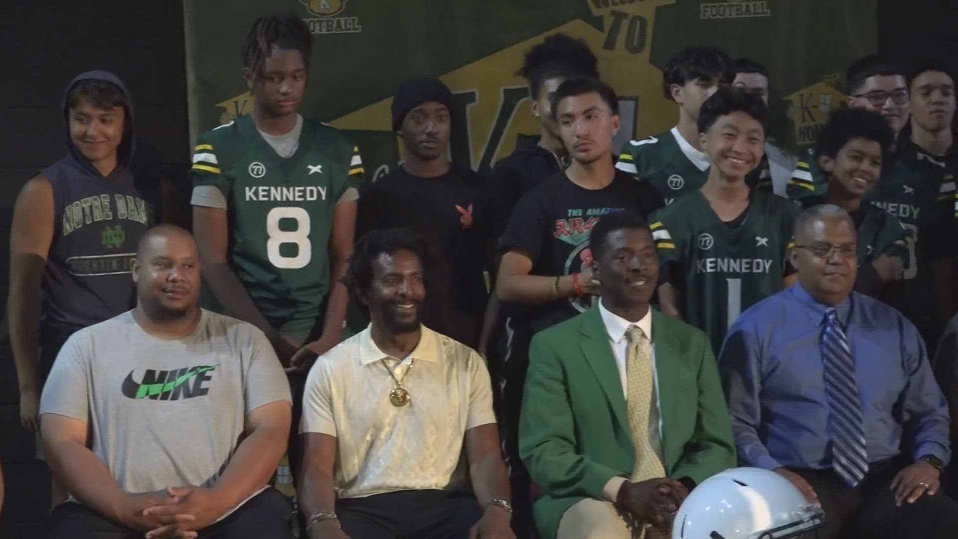 Freshmen signing day held at John F. Kennedy High School in Sacramento