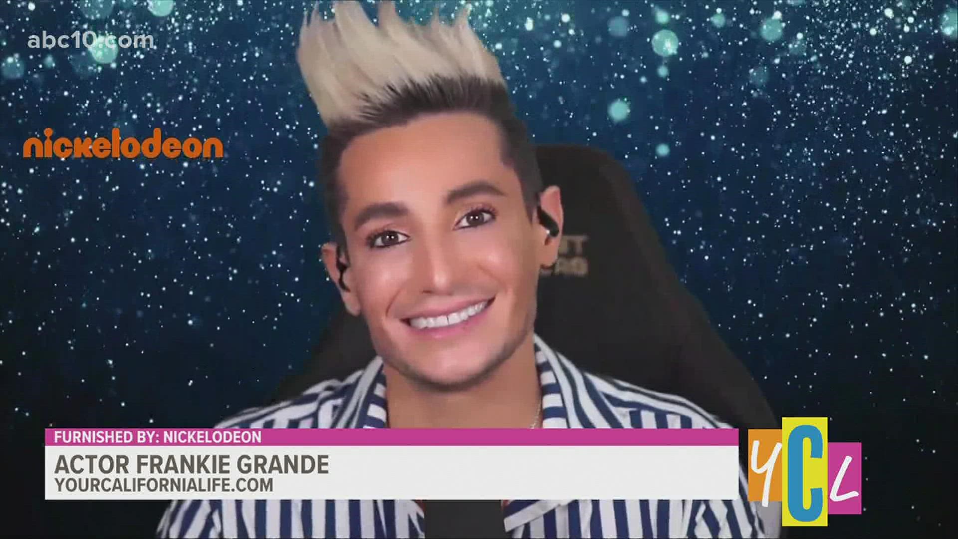 We talk to Frankie Grande about playing the villain in a special Nickelodeon crossover episode where nick stars come together to defeat him.