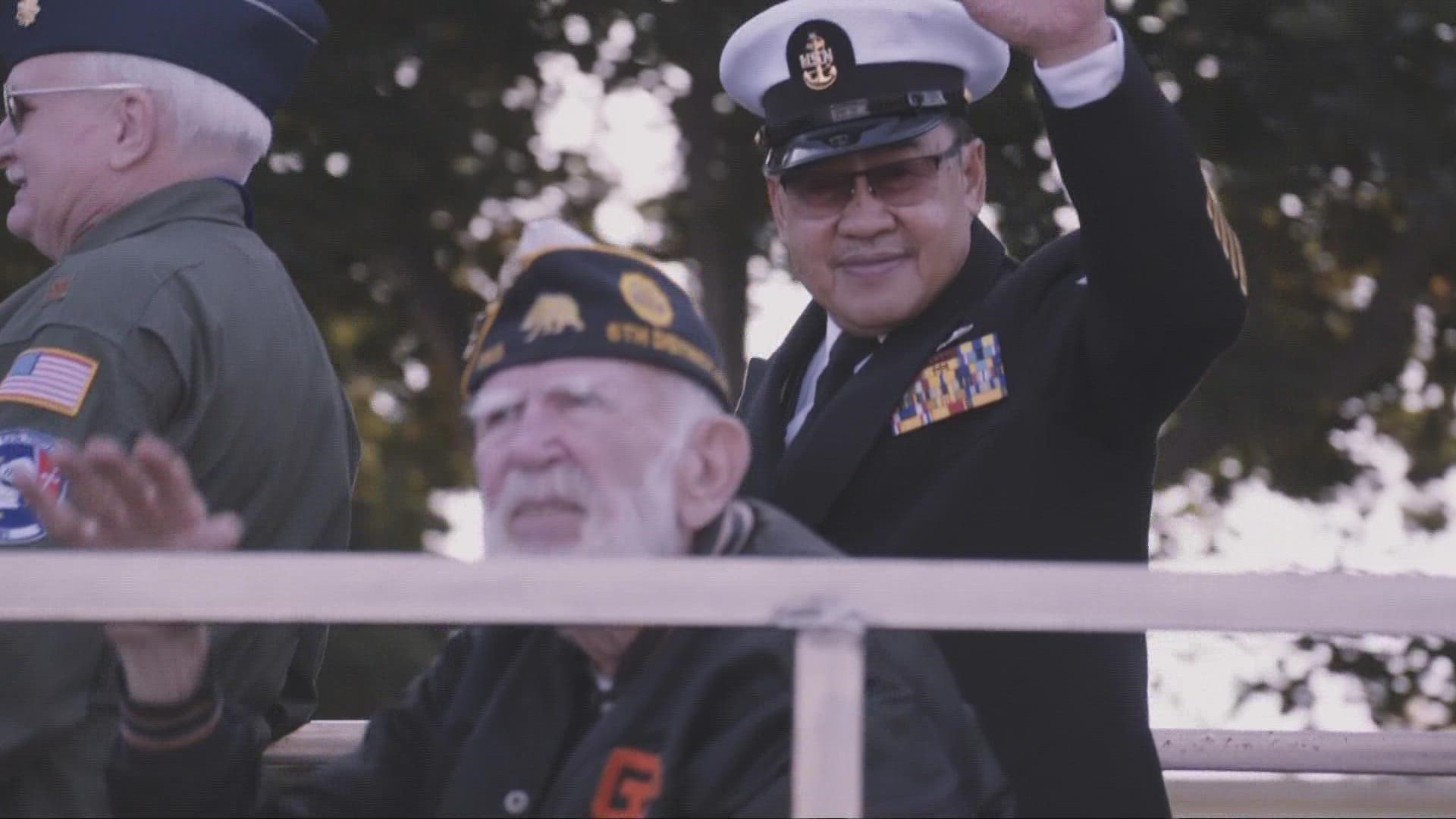 Veterans have done a whole lot for this country, said one man who spoke with ABC10 outside one of the many parades put on for Friday.