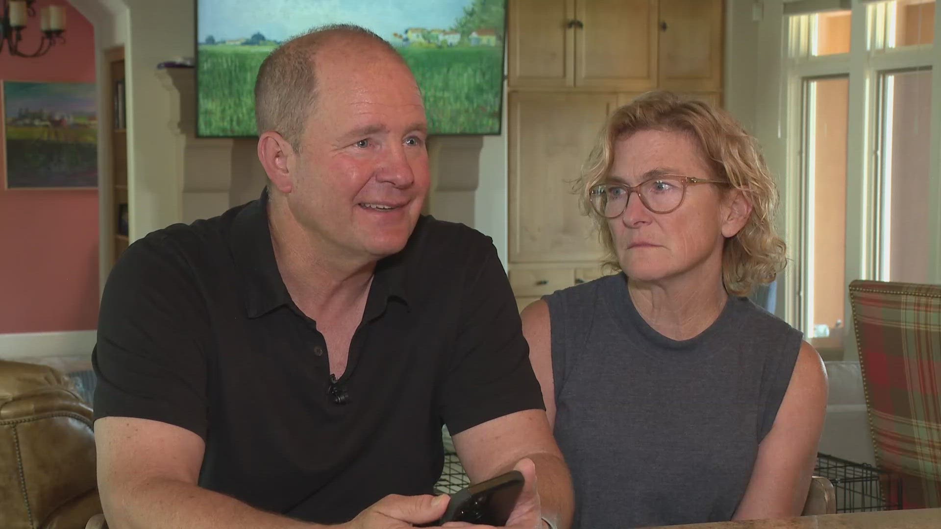 Now safely home in Clarksburg, Don and Karen Clark say they have a family in Hawaii to thank for saving their lives.