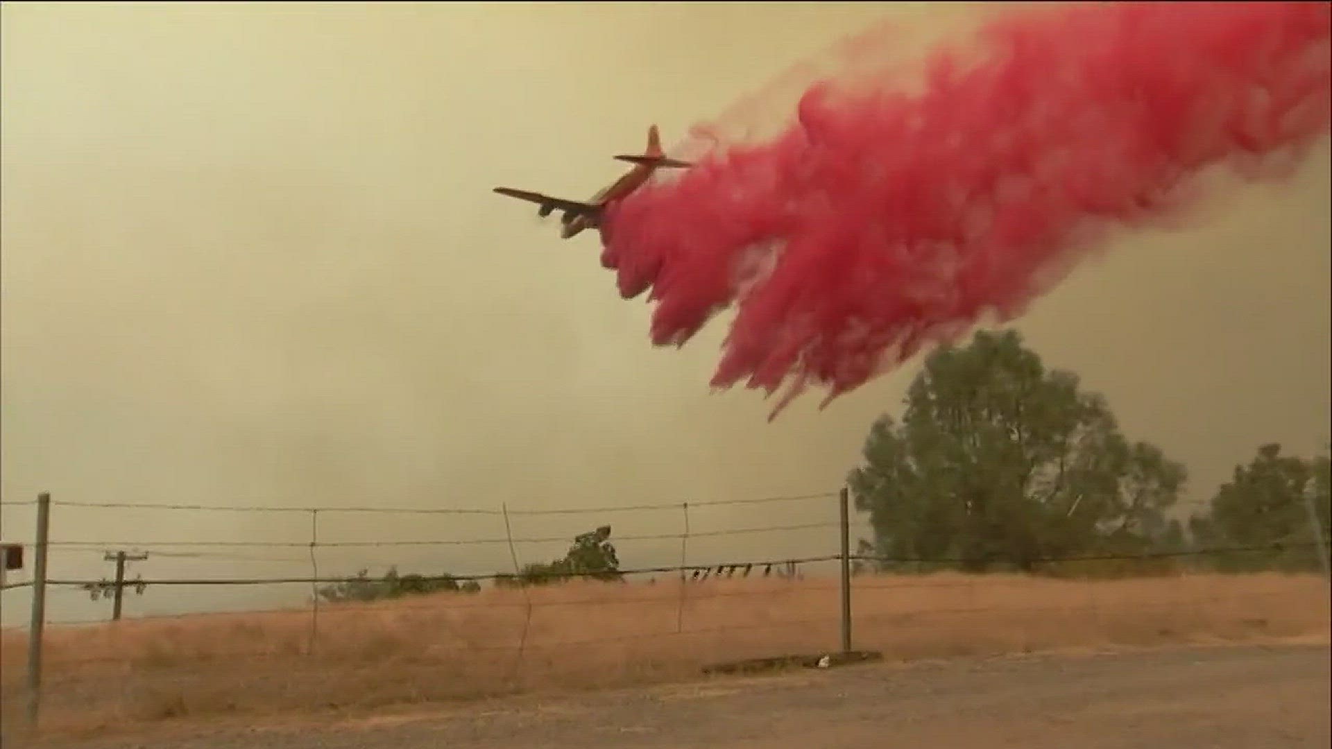 Mariposa evacuated as wild fire grows. It has now burned 25,000 acres and is 5 percent contained.