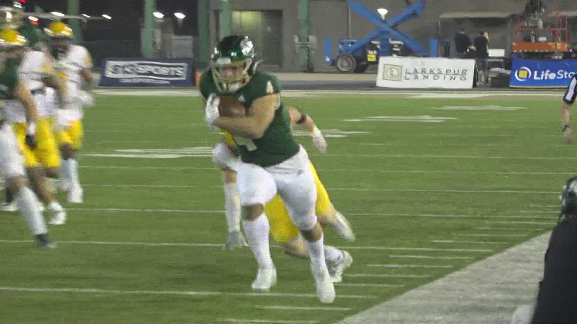 The Sac State Hornets defeated the Idaho Vandals 31-28.