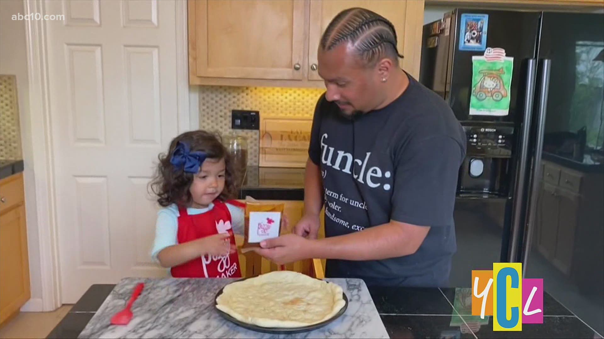 The dynamic duo are back at it making pizza! Fun Uncle Julian and his niece show us how to get down and doughy! It may be cheesy, but this one will melt your heart!