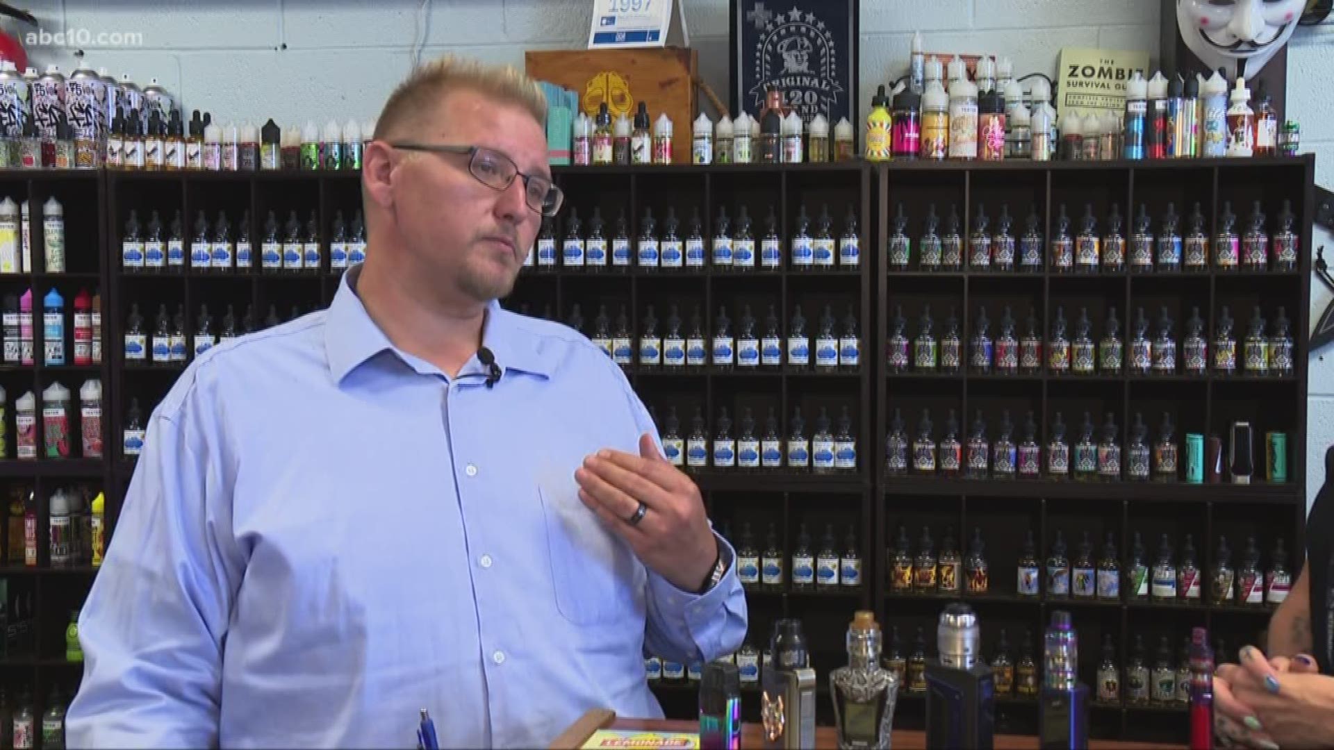 A local vape shop owner says a flavor ban will push the sale of liquid into the dangerous black market.