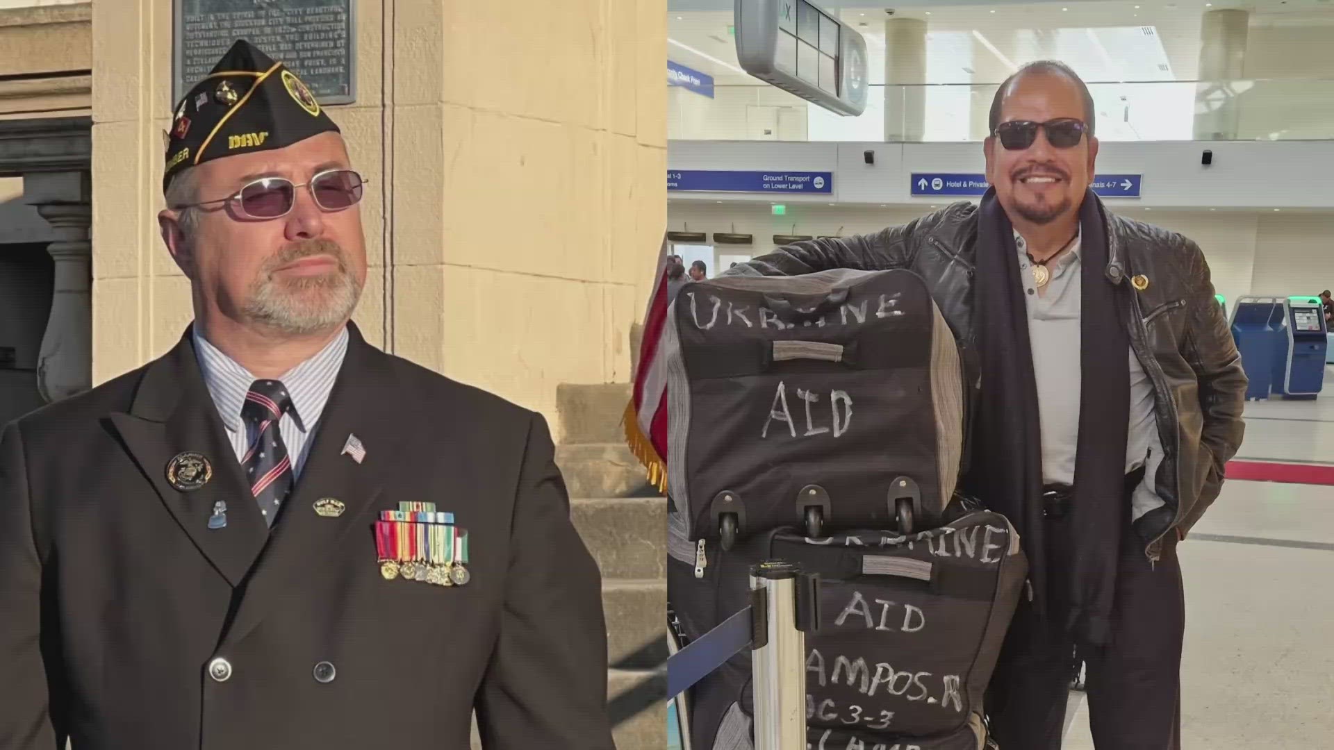 Stockton area Marine veterans Richard Campos and Michael Emerson are heading to Ukraine to provide aid during the war.