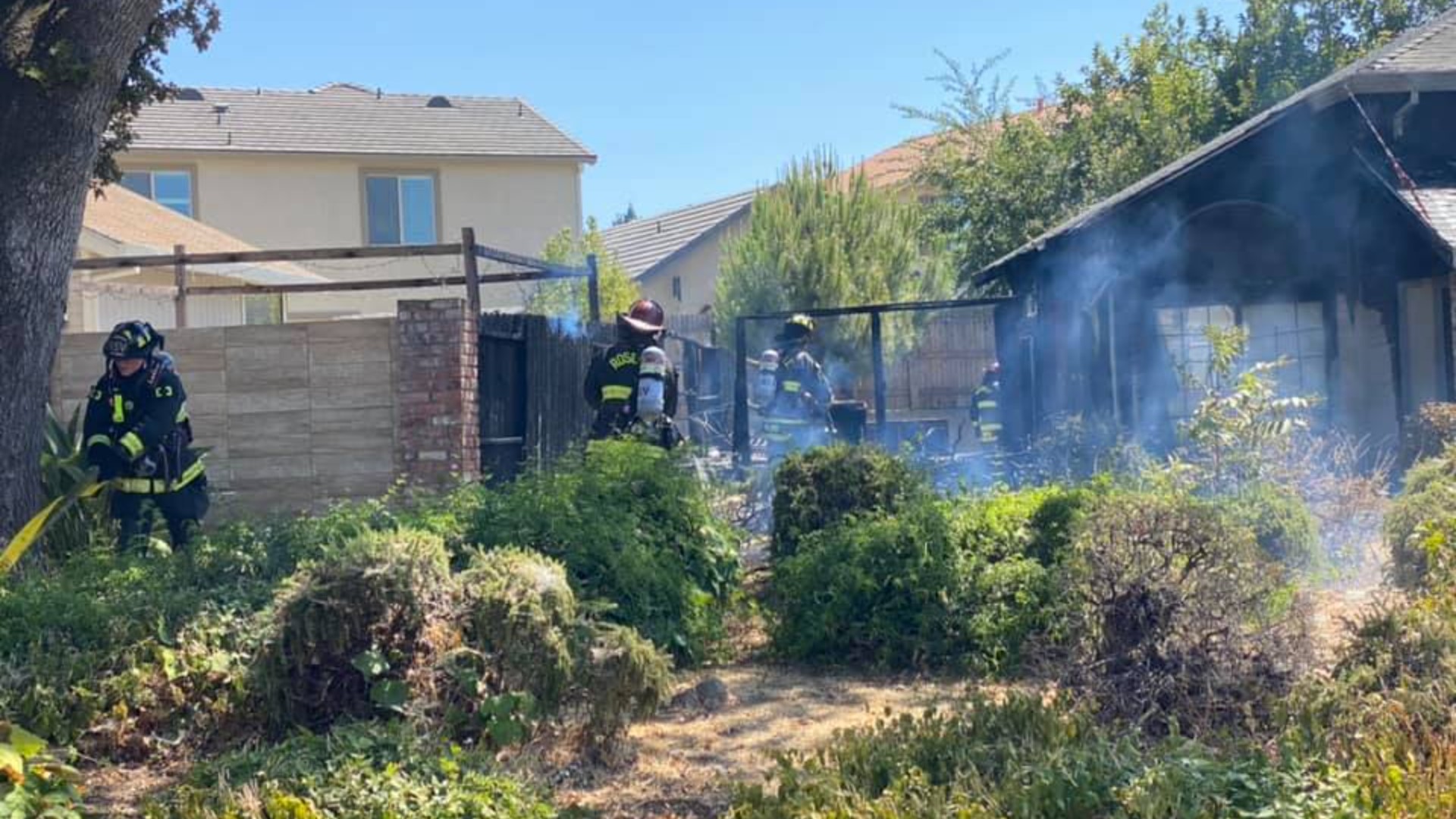 Fire damages 25 of home in Roseville
