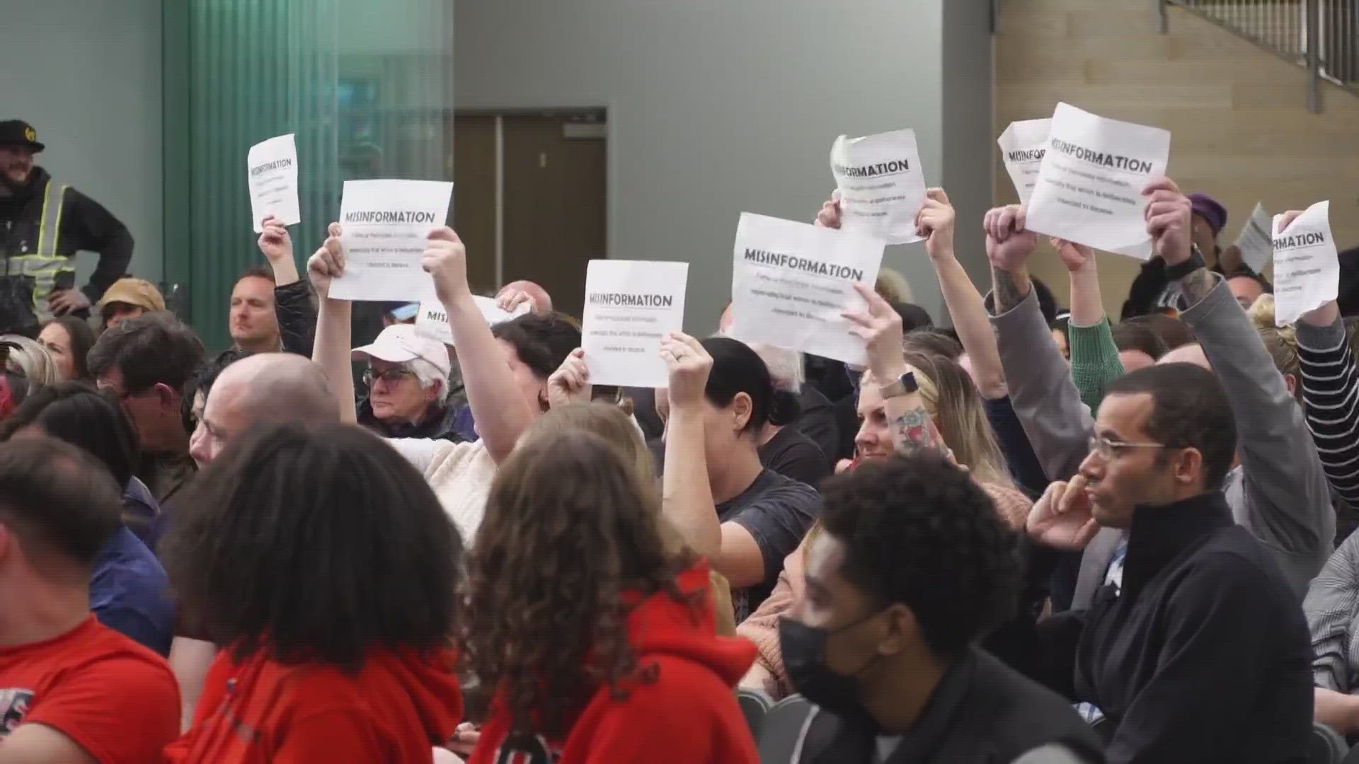 A Roseville Joint Union High School District Board meeting came to an abrupt end as tempers flared following the release of a Project Veritas video.