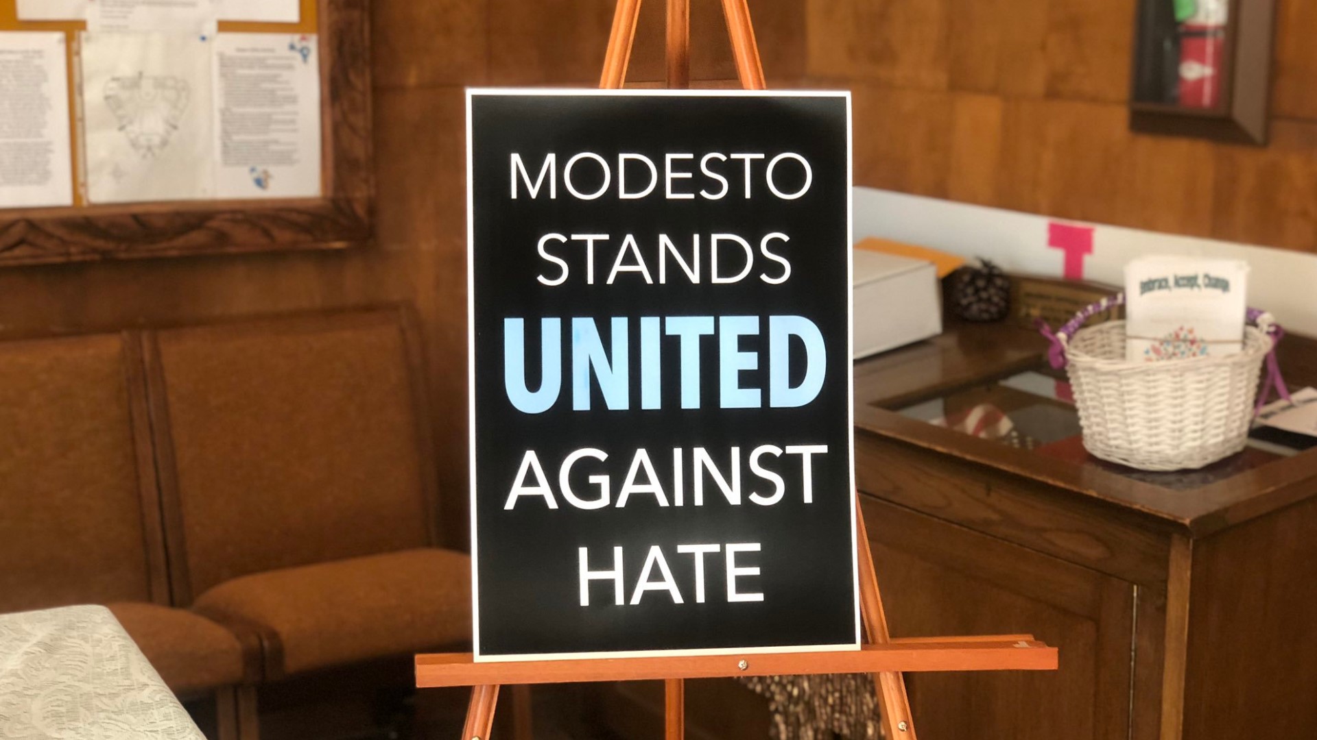 As organizers of the controversial 'straight pride' event prepare for Saturday, hundreds of Modestans packed St. Paul's Episcopal Church Friday evening for a vigil aimed at celebrating Modesto's diversity.