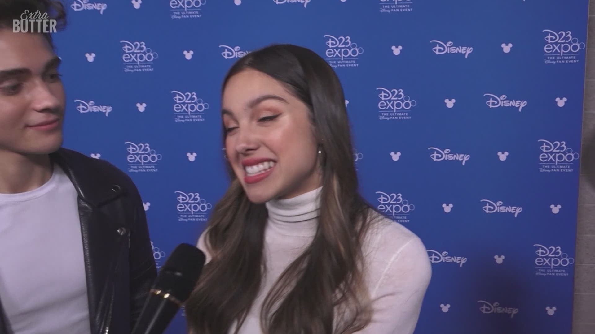 Joshua Bassett and Olivia Rodrigo talk about their roles in the new series 'High School Musical: The Musical: The Series' for Disney+.