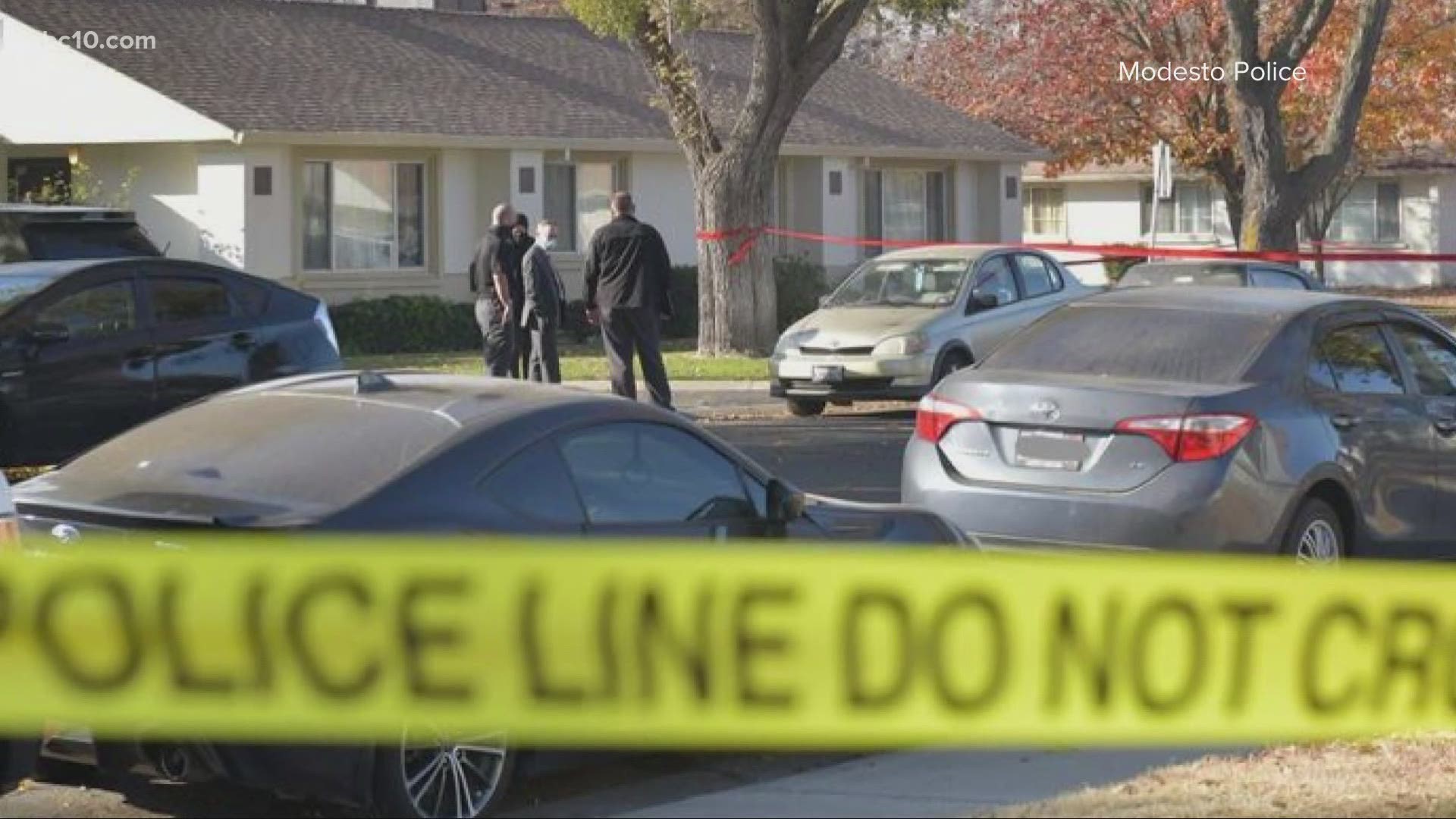 A homicide investigation is underway after Modesto police received reports of gunshots at Ontario Ave. around 8:30 a.m.