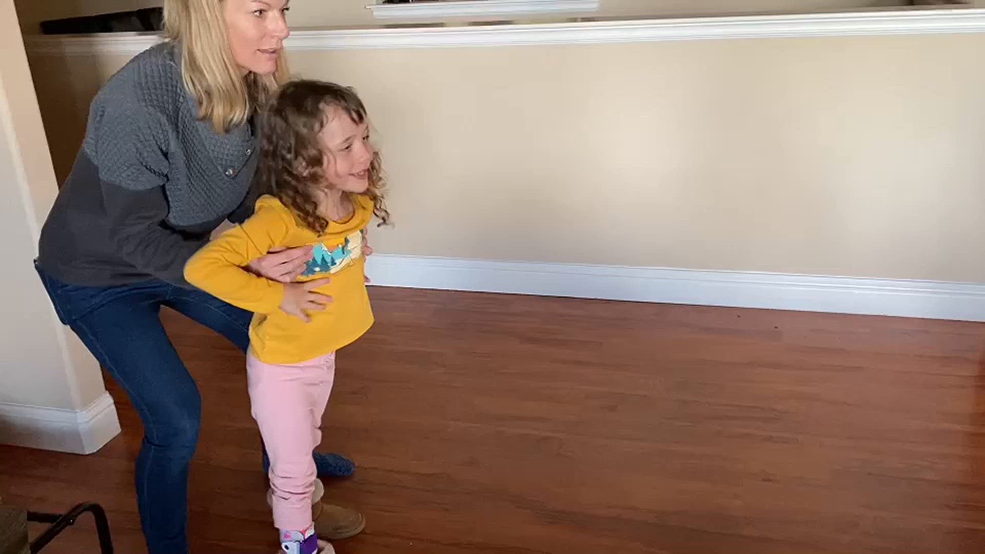 Juniper Ammons was hit by an appliance van in Pollock Pines back in June 2023. She's taken her first steps since the crash.