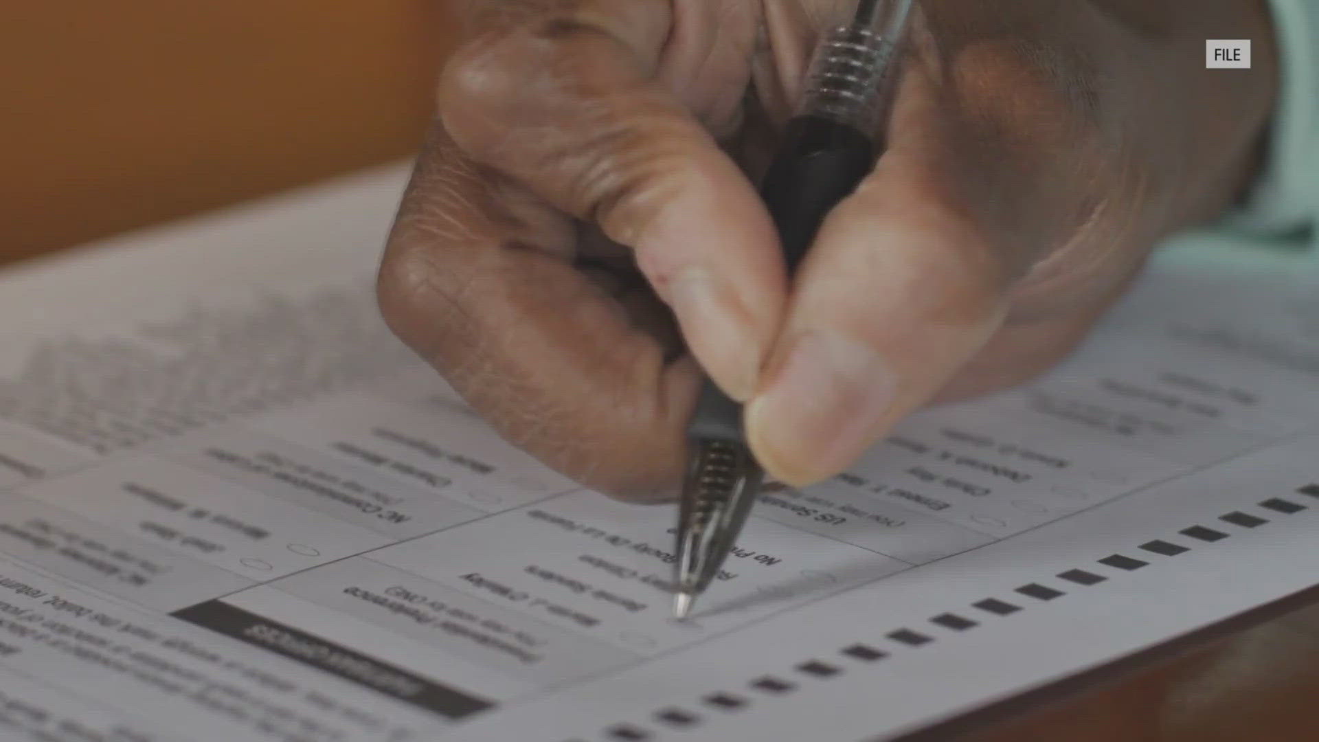 ABC10's Kandace Redd describes the early-voting process in California. Ballot drop boxes open Tuesday, Oct. 8.