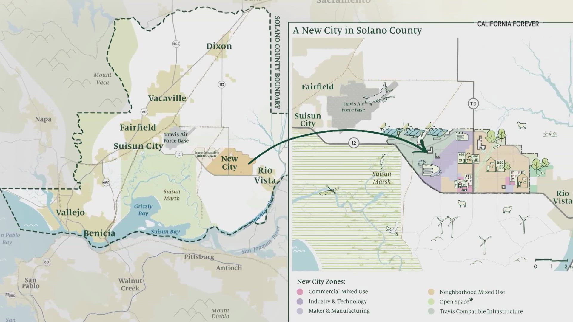 Another Solano County city is open to talks with controversial California  Forever