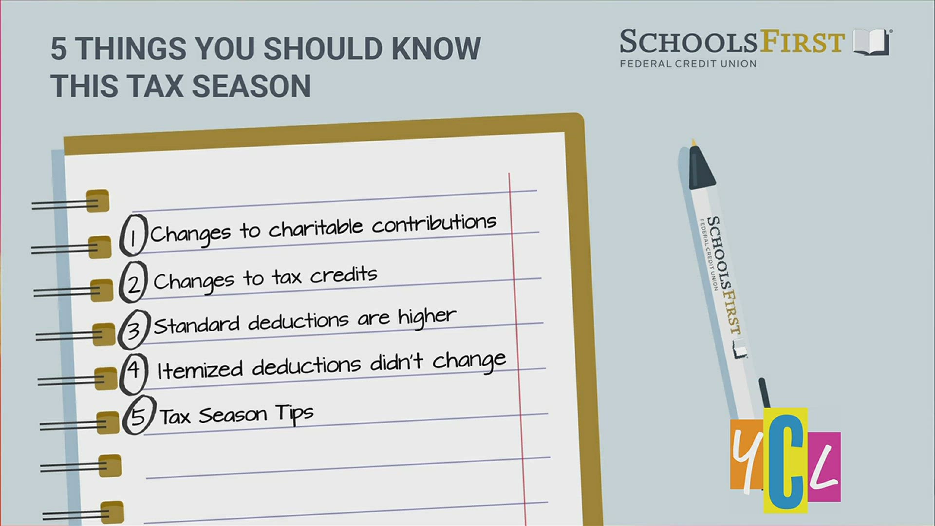 Tax season is here, and there are some things you need to keep in mind to make the most of your tax filing this year. This segment is paid by SchoolsFirst FCU.