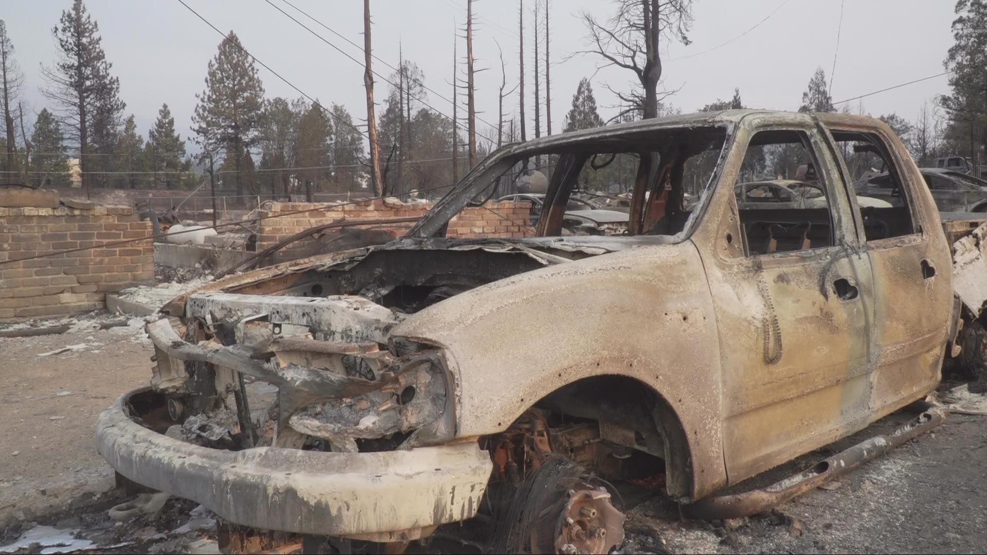 Officials said 2 people are dead after the Mill Fire sparked in Siskiyou County. At least 132 structures were destroyed or damaged.