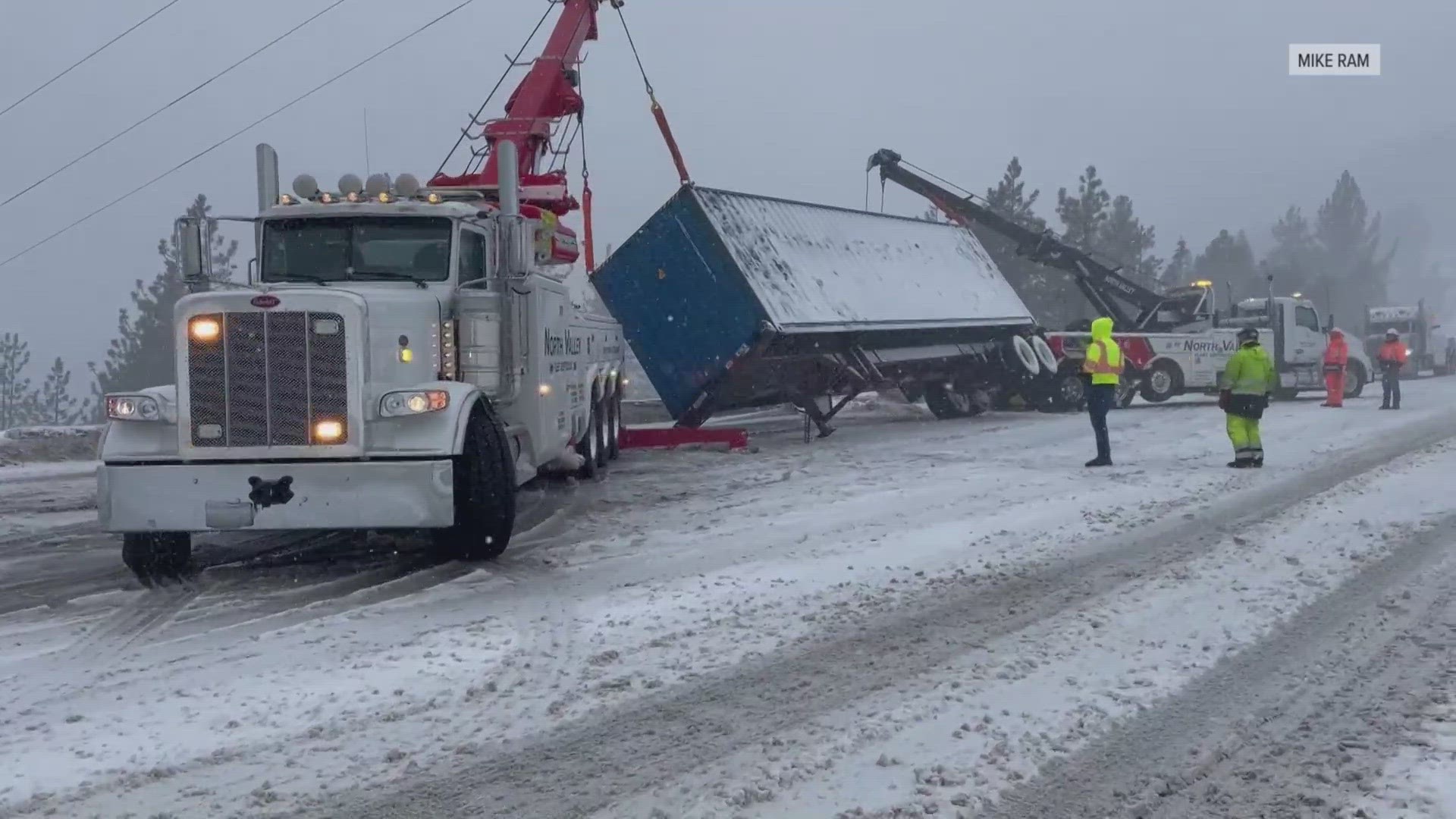 Tow truck drivers are giving it their all to help get drivers off of Interstate 80 due to blizzard conditions.