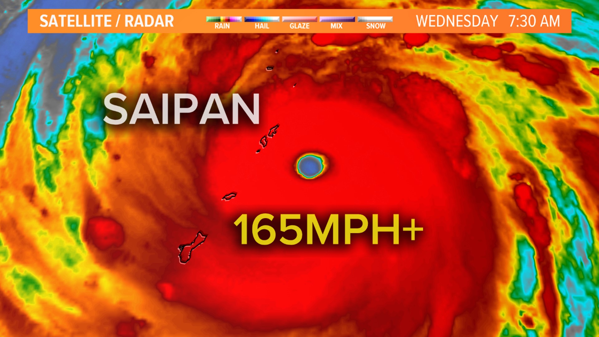 Super Typhoon Yutu takes dead aim at Saipan | abc10.com