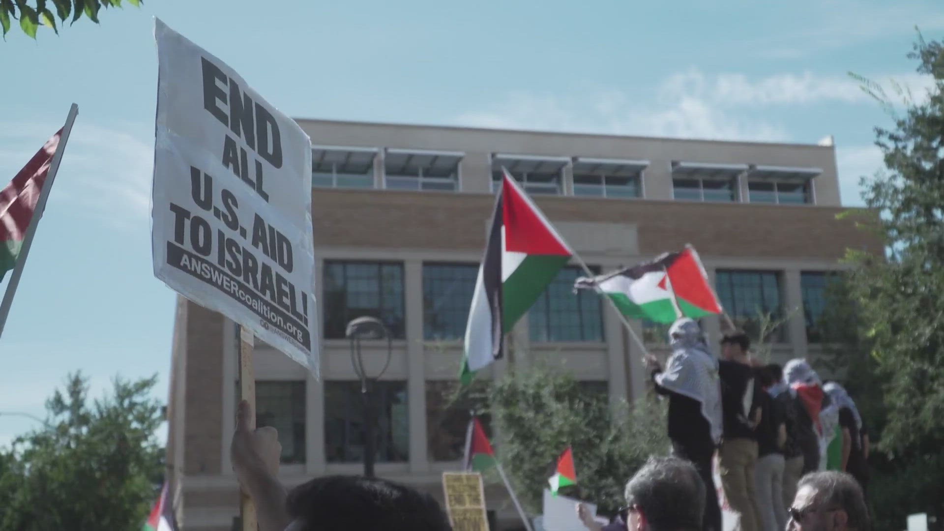 The rally began at the Sacramento Memorial Auditorium and crisscrossed through downtown and midtown, causing traffic delays in the afternoon.