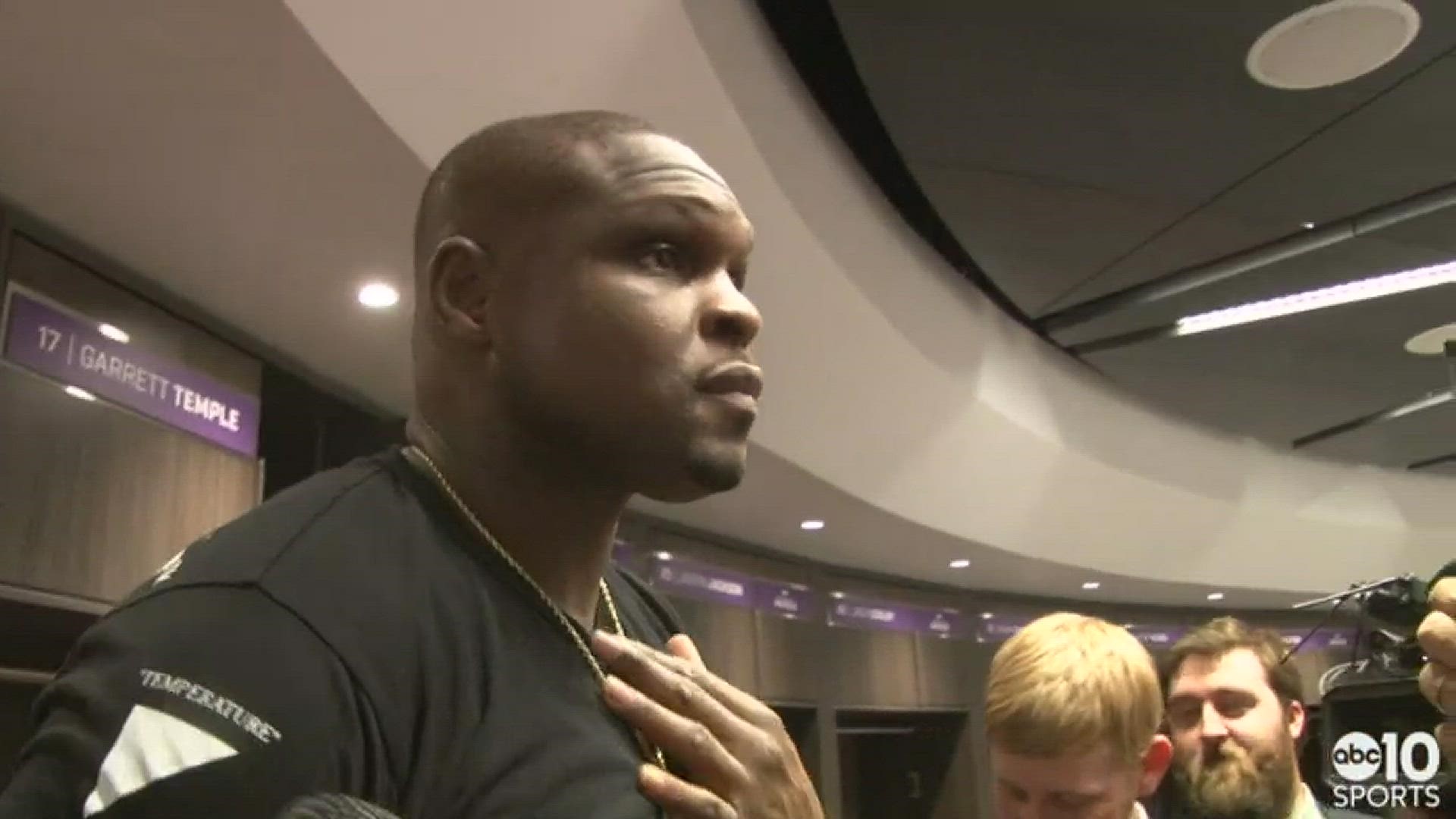 Kings forward Zach Randolph talks about Wednesday's overtime win in Sacramento over the Miami Heat, the clutch play of rookie De'Aaron Fox and his own defensive play in the extra period.