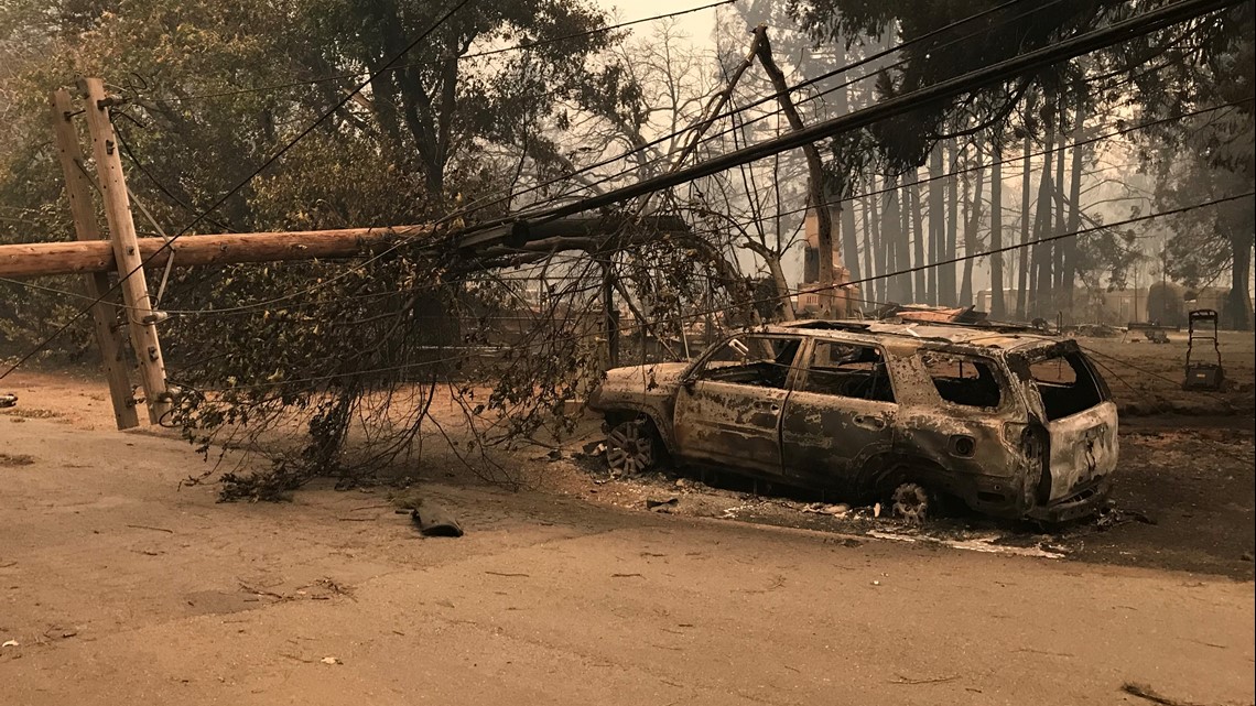 Map Shows Fate Of Homes In Camp Fire's Path In Paradise 