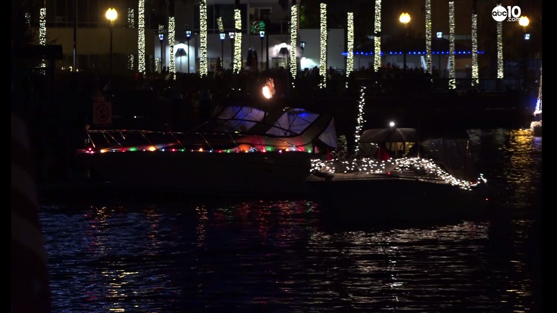 Boats, lights, holiday decorations come together one night for the