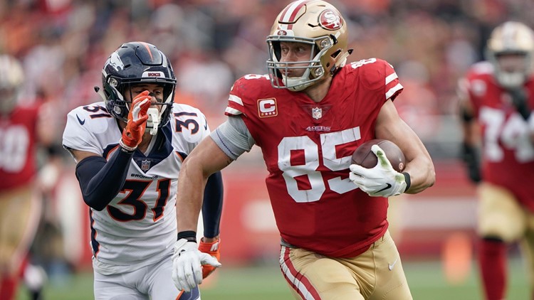 George Kittle's 85-yard touchdown reception helps lift 49ers