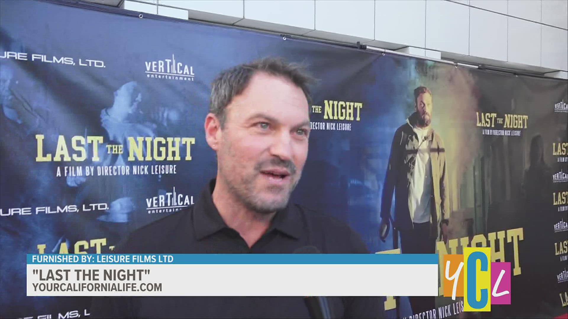 "Last the Night" stars Brian Austin Green and was filmed in Sacramento. It premiered at the 27th Annual Sac International Film Festival at the Crocker Art Museum.