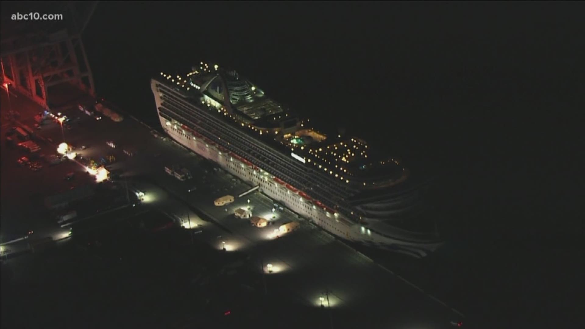 Hundreds of passengers are still onboard the Grand Princess cruise ship and officials say it could be days before the disembarkation process comes to an end.