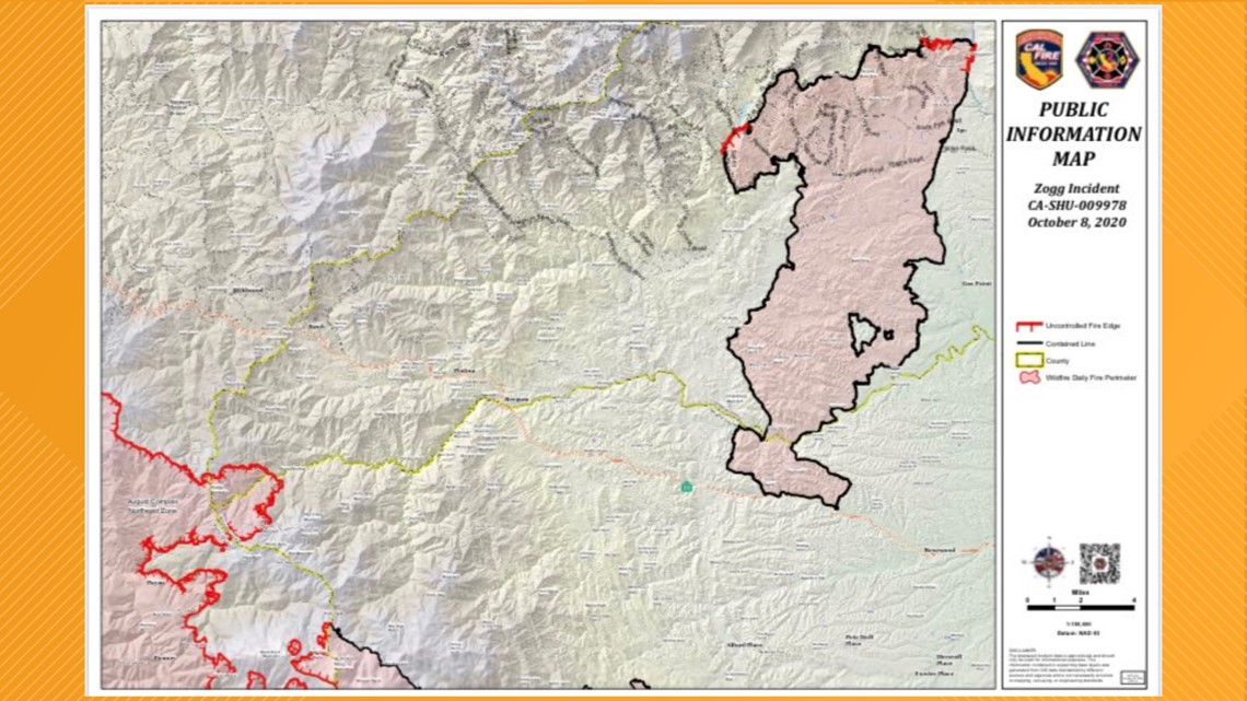 Shasta County Cal Fire Map - Map of world