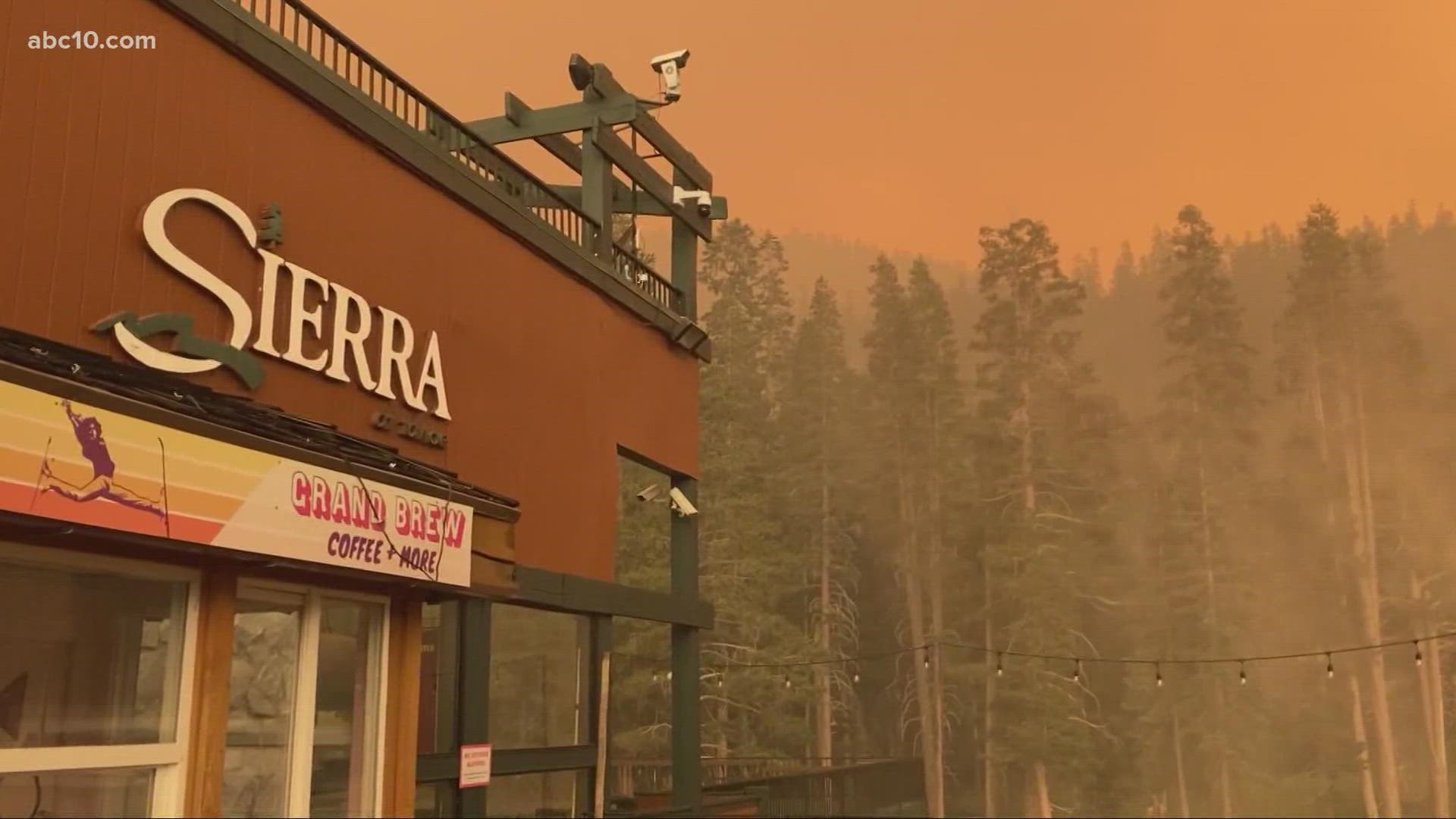 Spiking temperatures and increasing winds are adding to the challenges firefighters are facing in their race to protect the Tahoe Basin from the Caldor Fire.