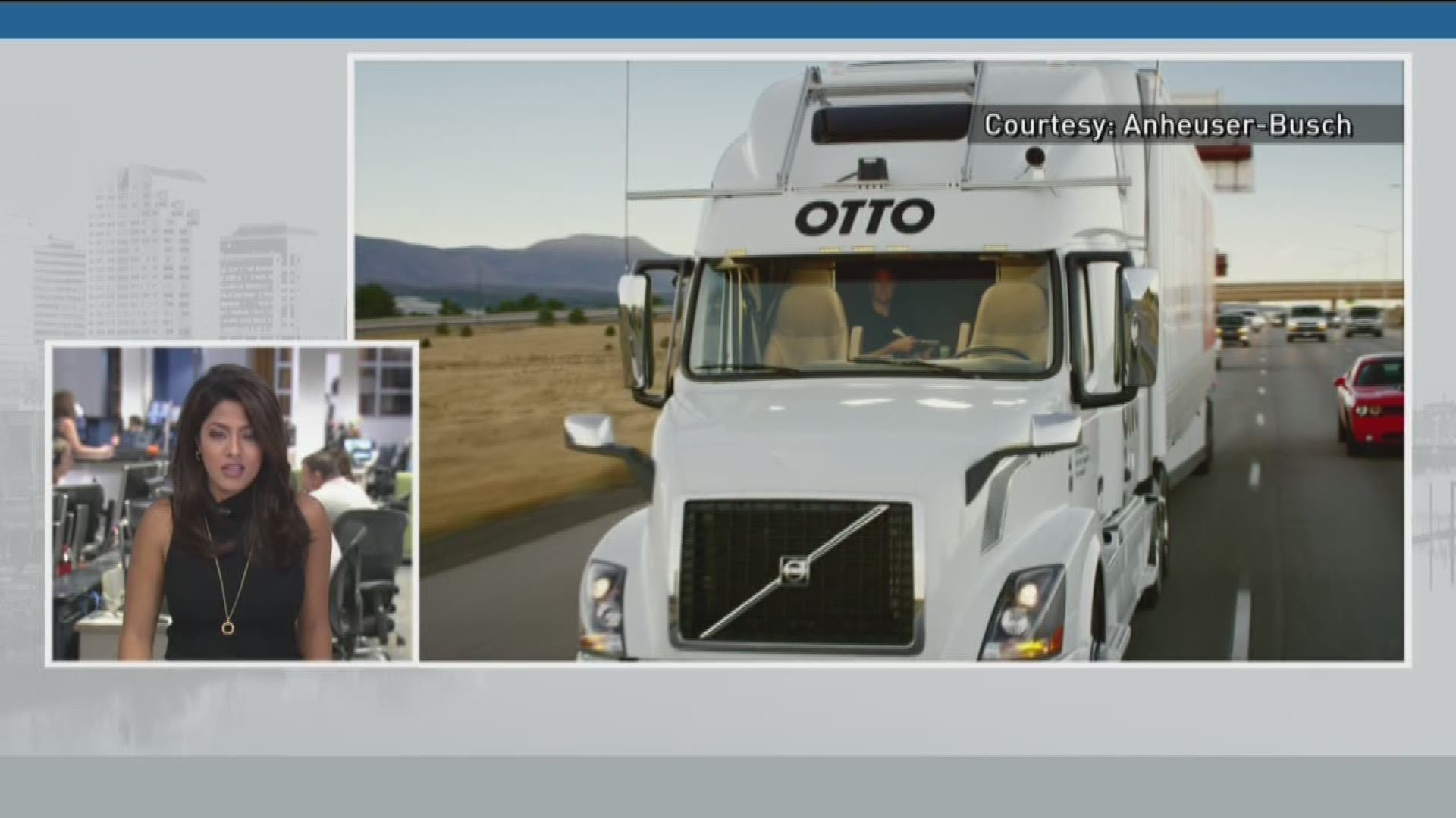 Megan Telles explains more about the world's first shipment by self-driving truck