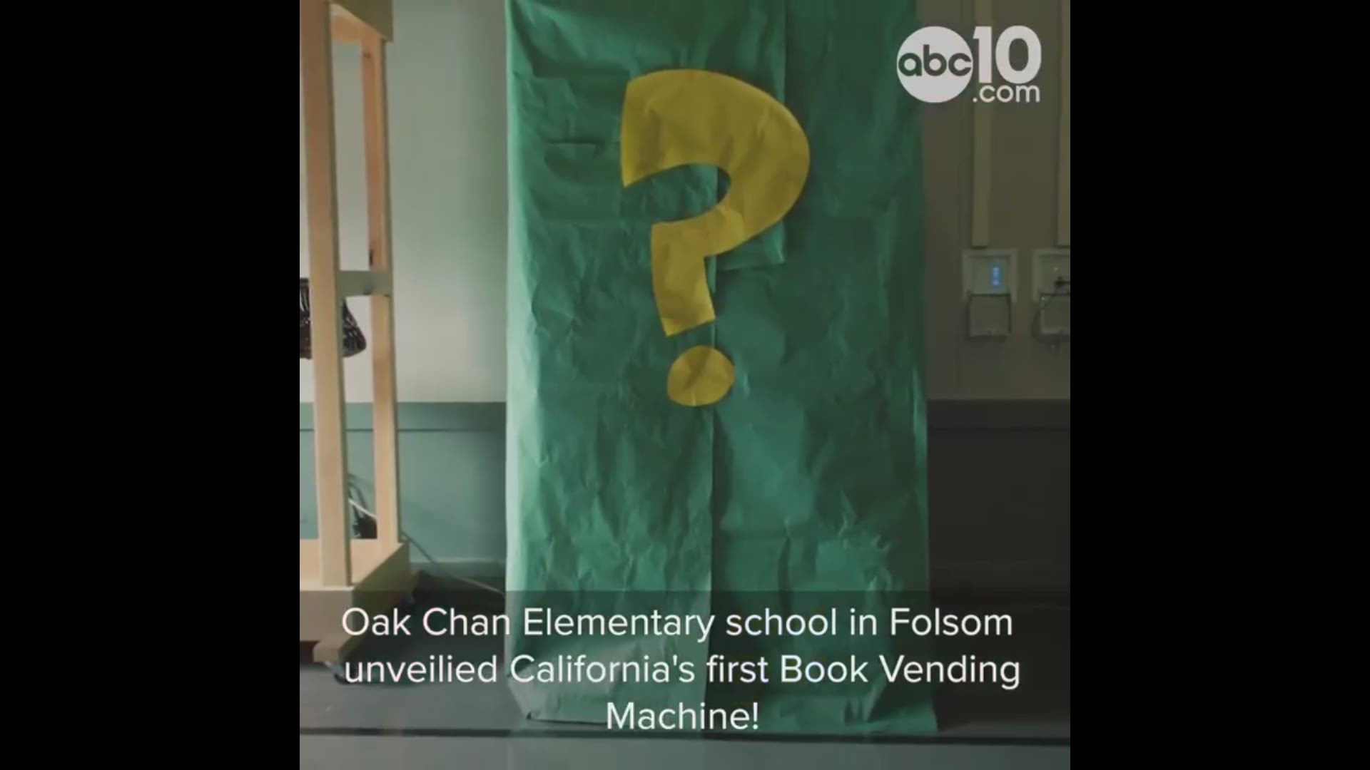 Oak Chan Elementary school in Folsom is the first school in California to distribute books from a vending machine. Students purchase the books with tokens they get for good behavior.