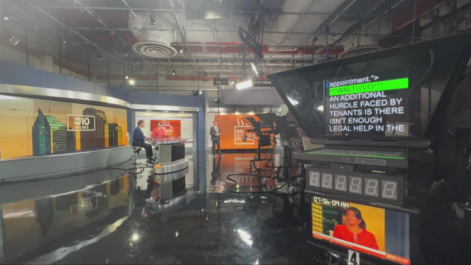 ABC10 will start broadcasting from its brand new studio on Monday, July 25 at 11 a.m.