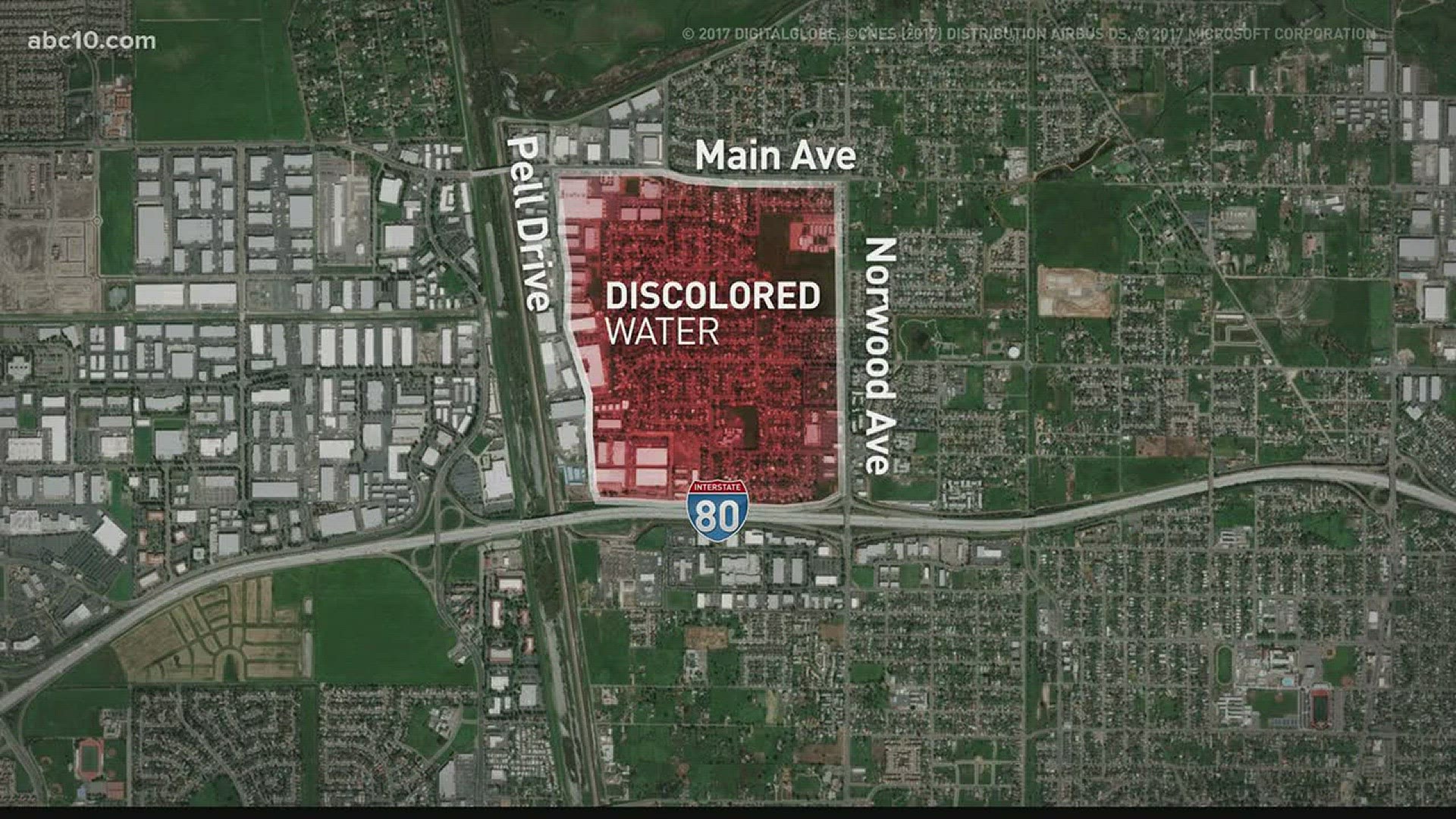 The warning is specific to the Robla area, which is south of Main Avenue, west of Norwood Avenue, and east of Pell Drive. (Oct. 18, 2017)