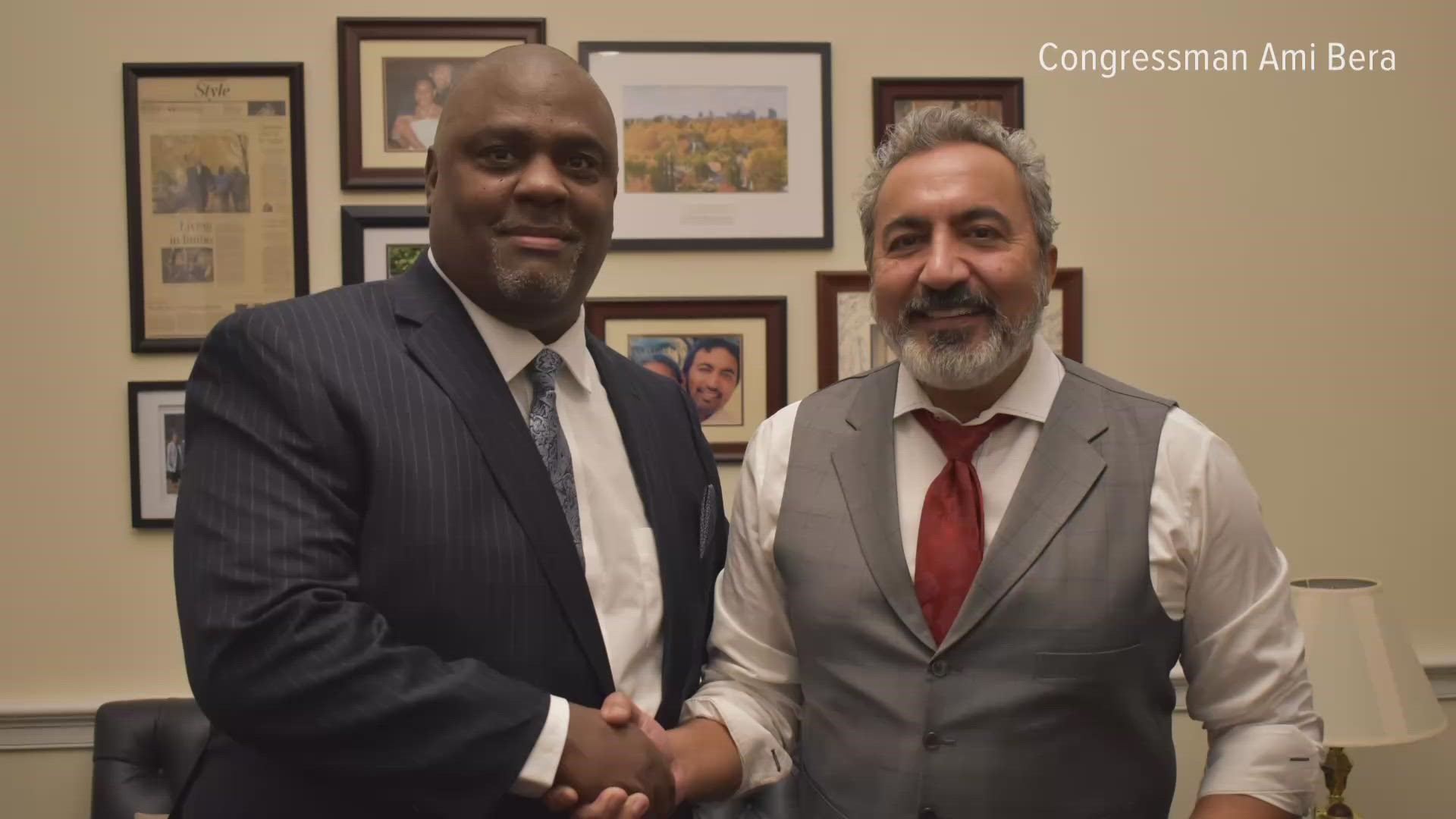 Making the most of his second chance, Mervin Brookins hopes his message to Congress can inspire change after he attended the State of the Union with Rep. Ami Bera.