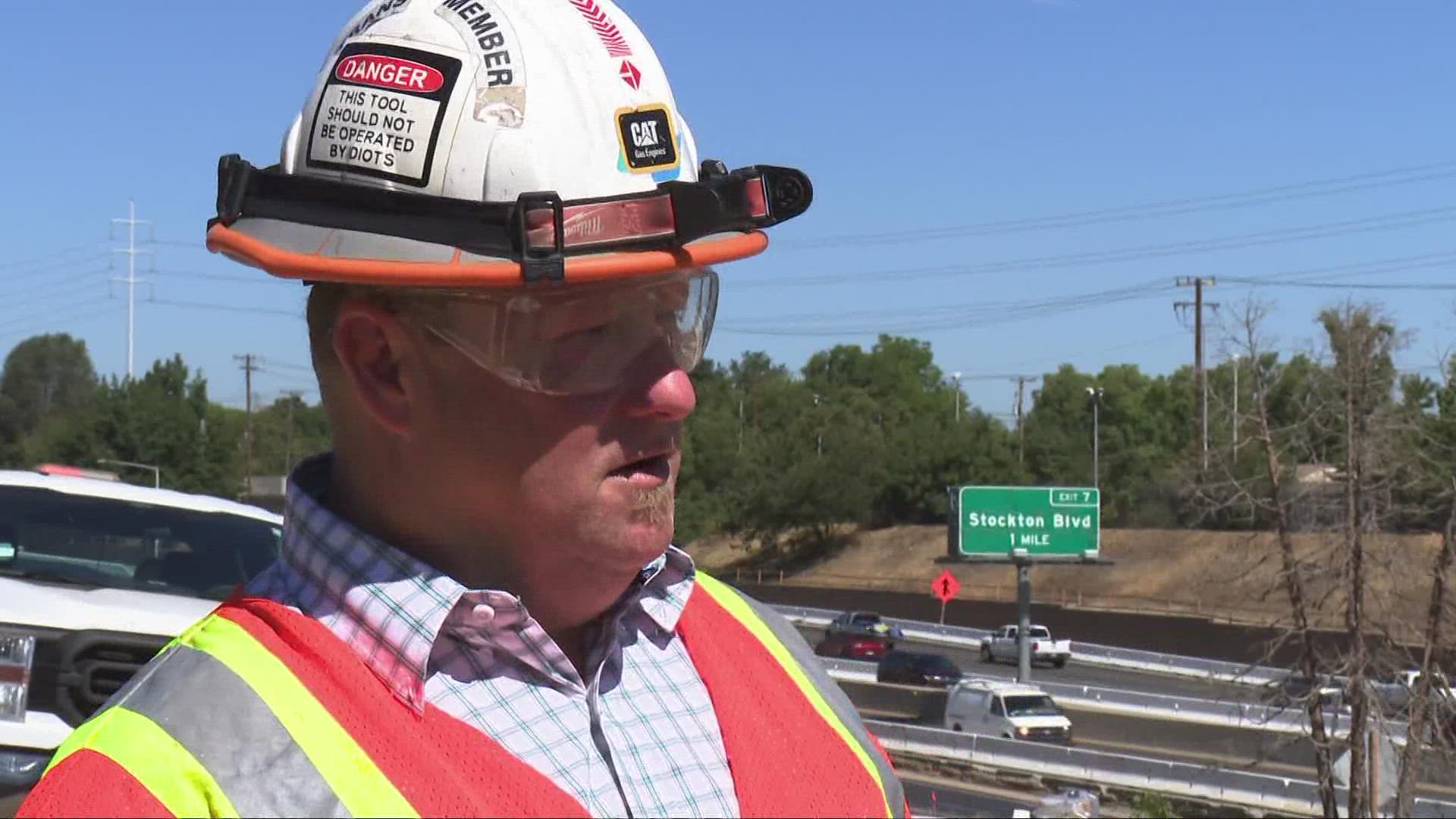 Employees from Caltrans recall several incidents where workers have been hit during construction projects of busy highways.