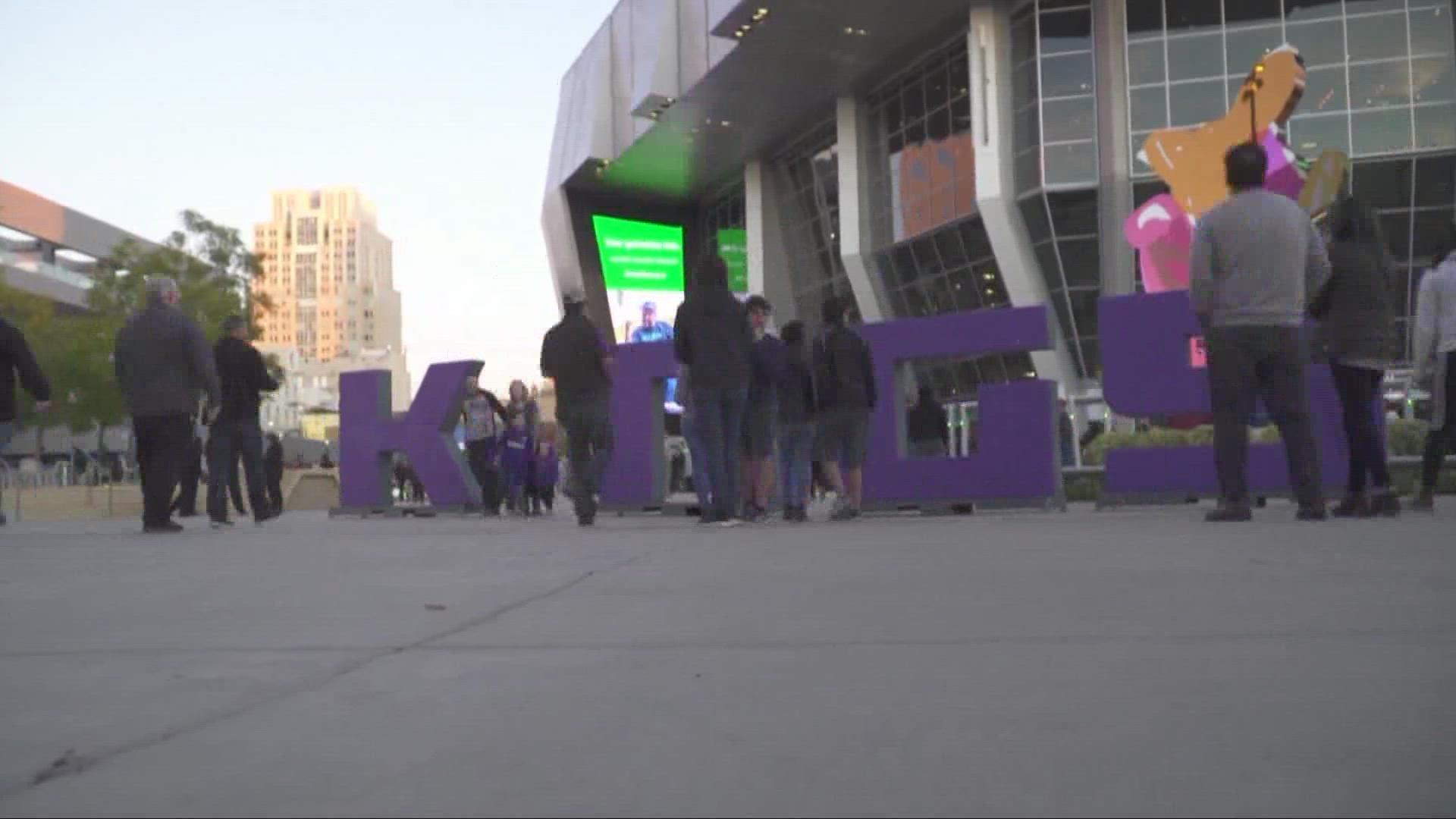 It's 916 Day in Sacramento and the Kings are celebrating with their fans.