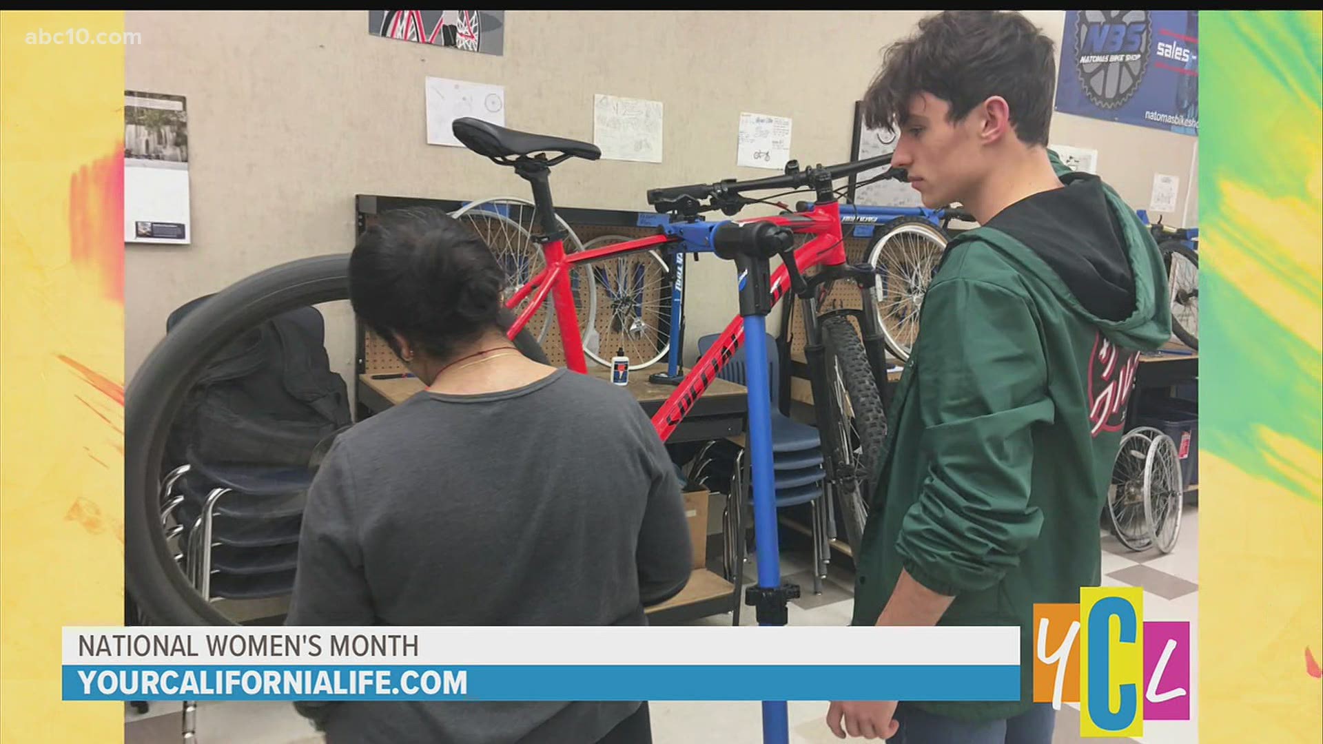 Inderkum High School teacher Elle Steele is taking a "two tire" approach to teaching students technical career skills related to bike technology.