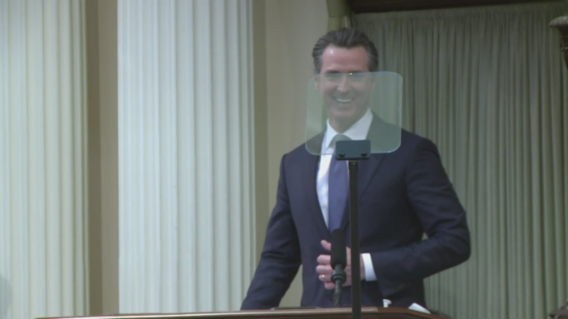 During his first State of the State address, California Governor Gavin Newsom touched on several topics, including high-speed rail service and PG&E.