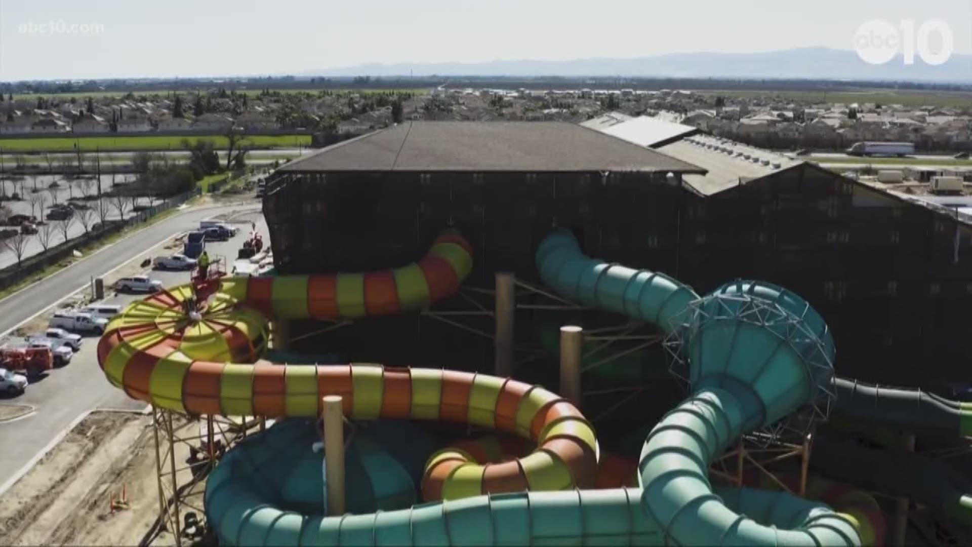 The Great Wolf Lodge in Manteca is six months away from its opening day.