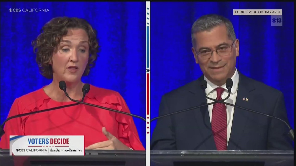 Becerra faces attacks during California governor debate in San Francisco