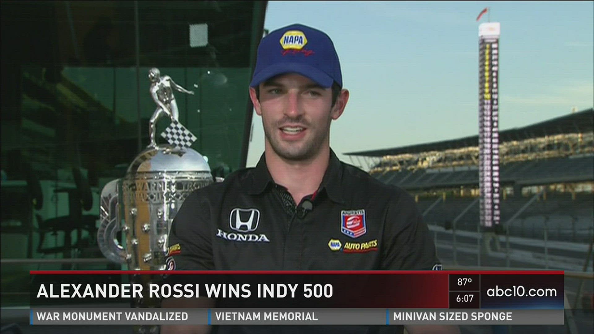 Rossi, who grew up in Nevada City, talks to ABC10 about his racing roots and his big Indy 500 win. May 29, 2016