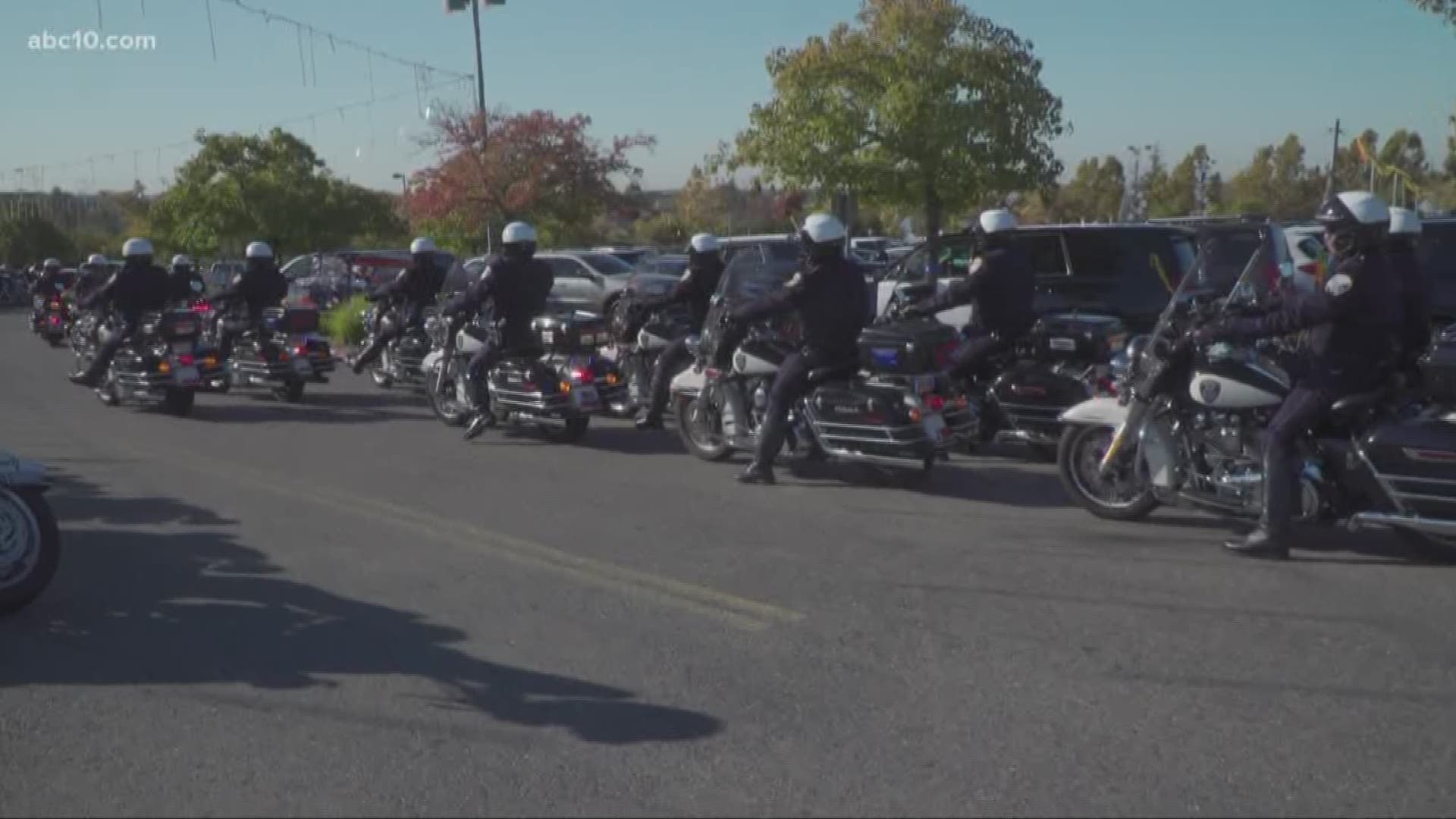 Law enforcement agencies from all over California attended Deputy Brian Ishmael's funeral service and processional.