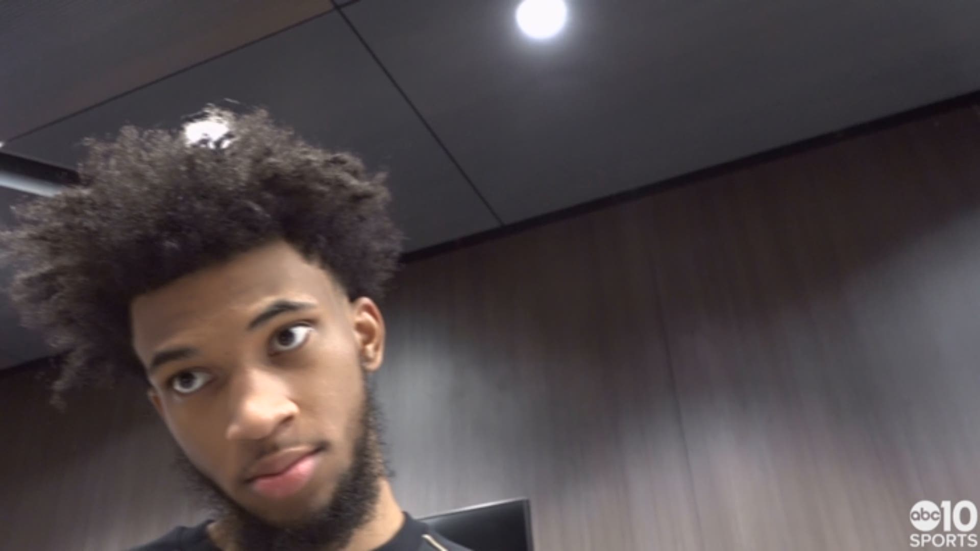 Kings rookie Marvin Bagley III talks about the test of facing Joel Embiid and starting Saturday's game off struggling to find his shot but coming up big down the stretch, in Sacramento's win over the Philadelphia 76ers.